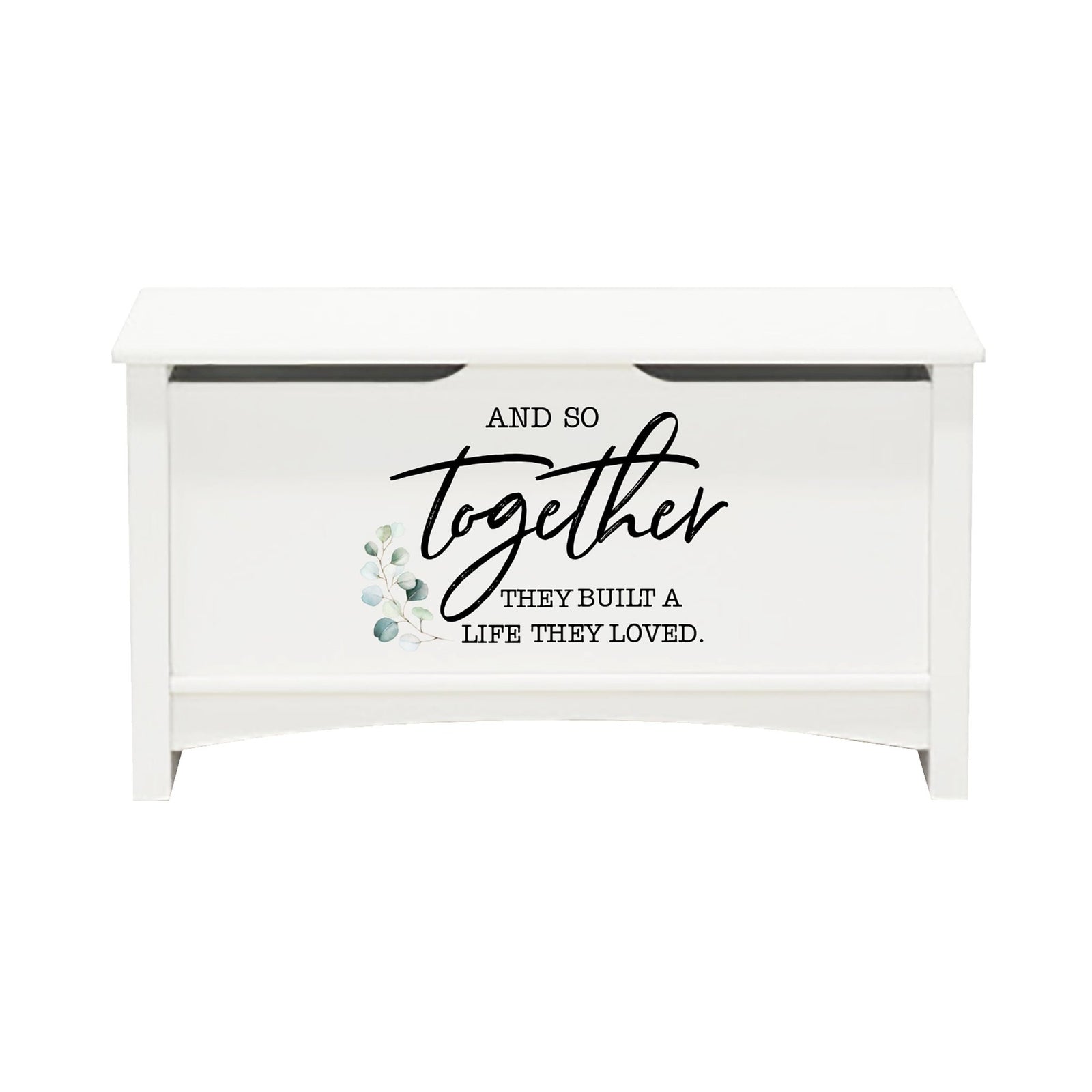 Inspirational Room Organizer Toy Blanket Storage Chest Box - (FAMILY) (NP) - LifeSong Milestones