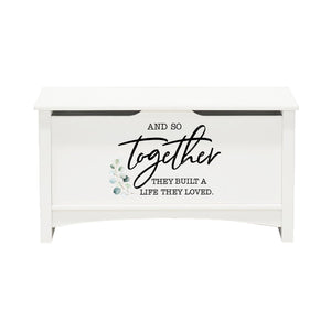 Inspirational Room Organizer Toy Blanket Storage Chest Box - (FAMILY) (NP) - LifeSong Milestones