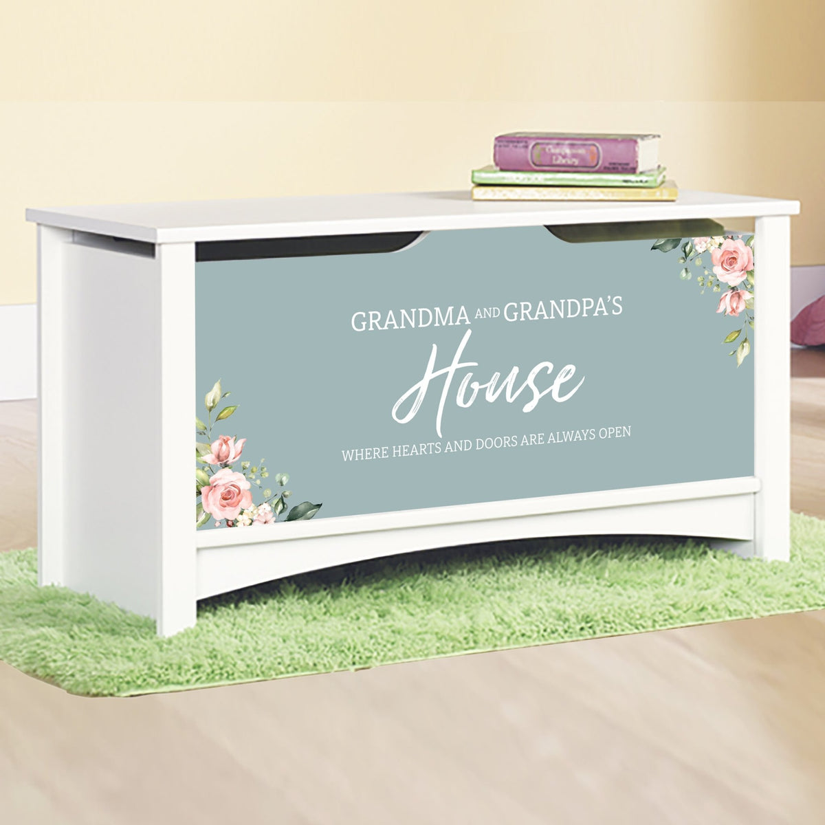 Inspirational Room Organizer Toy Blanket Storage Chest Box - (GRANDPARENTS / FAMILY) (NP) - LifeSong Milestones