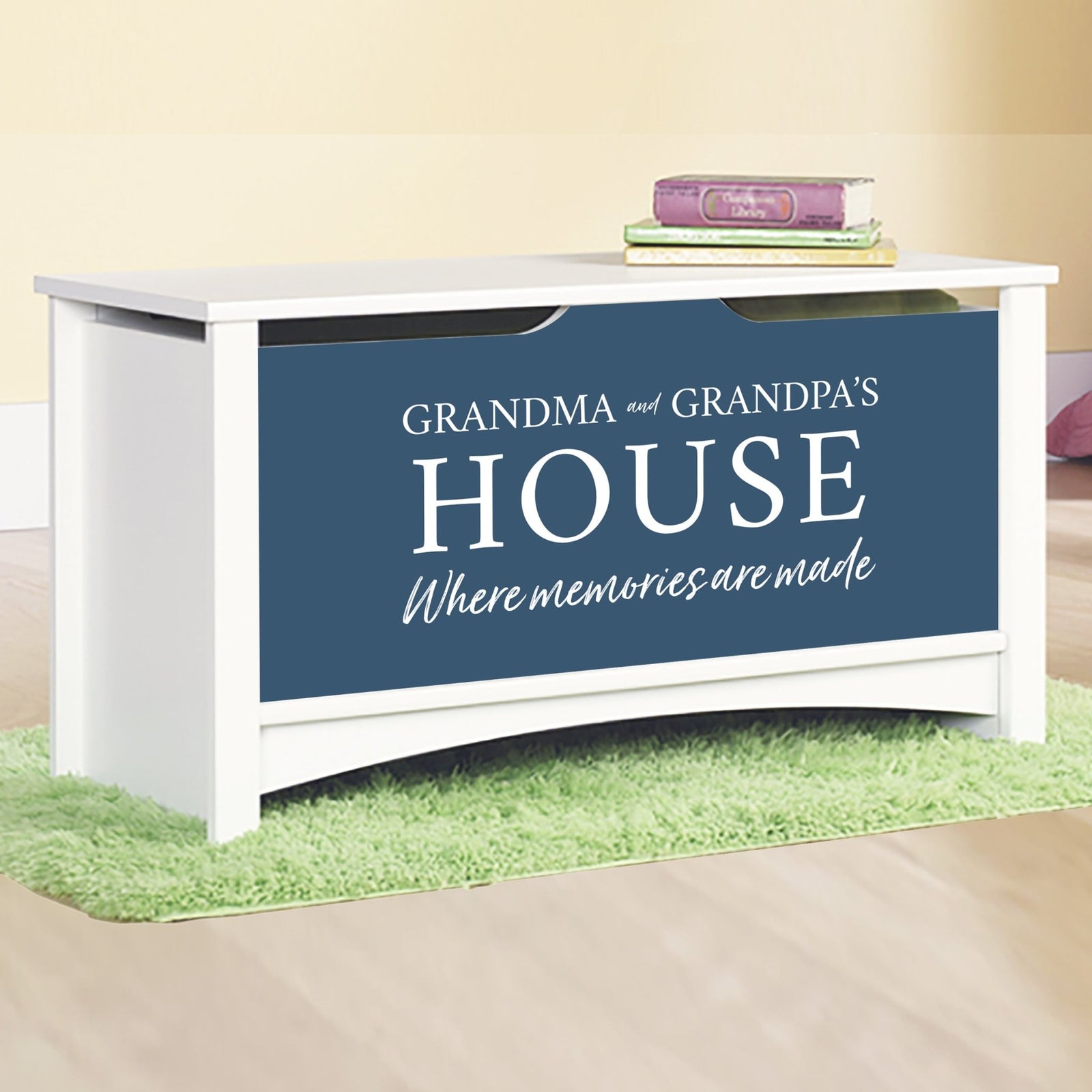 Inspirational Room Organizer Toy Blanket Storage Chest Box - (GRANDPARENTS / FAMILY) (NP) - LifeSong Milestones