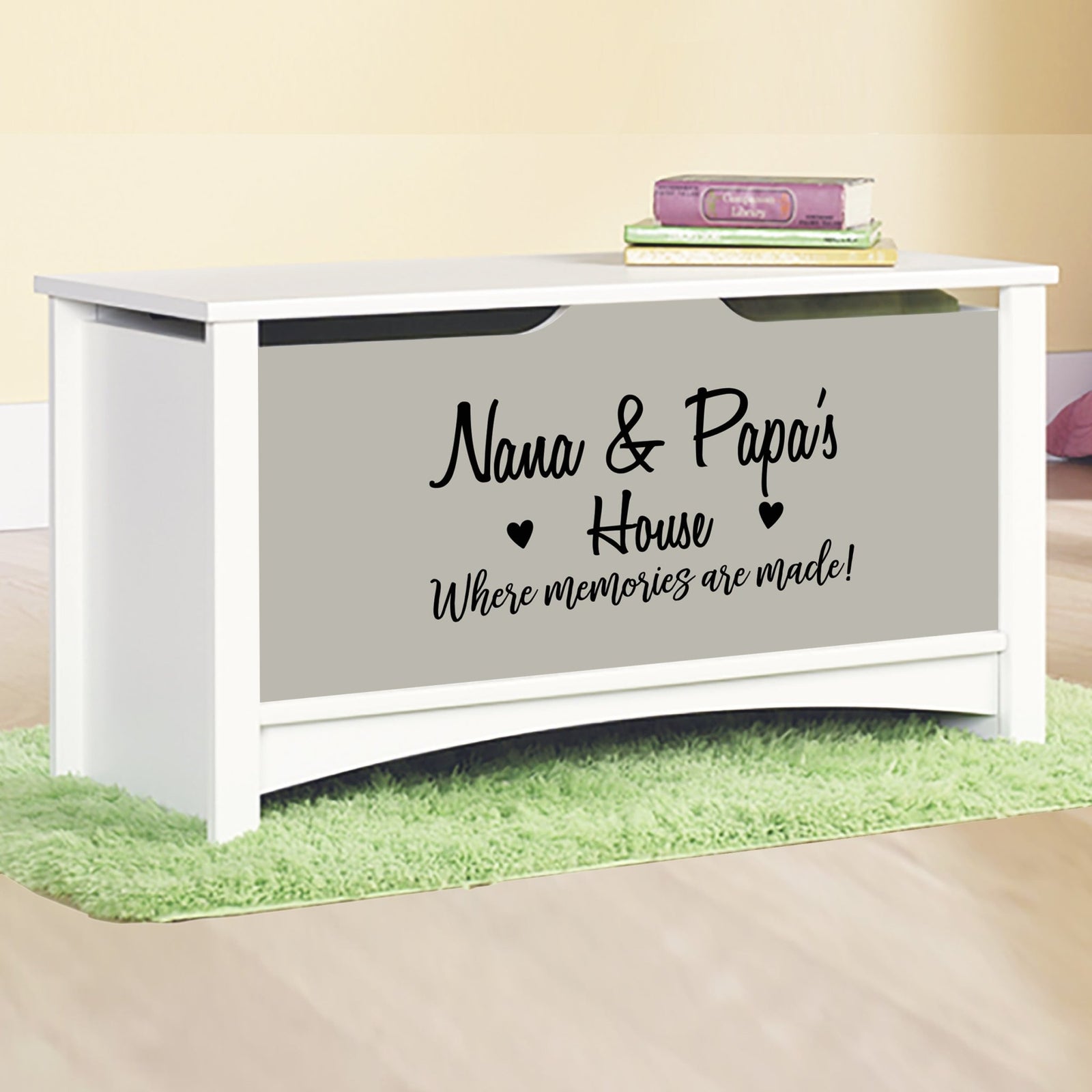 Inspirational Room Organizer Toy Blanket Storage Chest Box - (GRANDPARENTS / FAMILY) (NP) - LifeSong Milestones