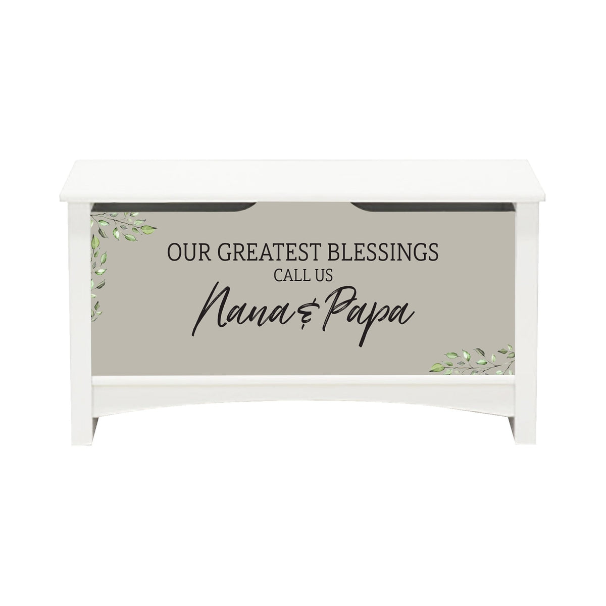 Inspirational Room Organizer Toy Blanket Storage Chest Box - (GRANDPARENTS / FAMILY) (NP) - LifeSong Milestones