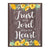 Inspirational Salt Oak Wood Home Decor Wall Plaque - Trust In The Lord - LifeSong Milestones