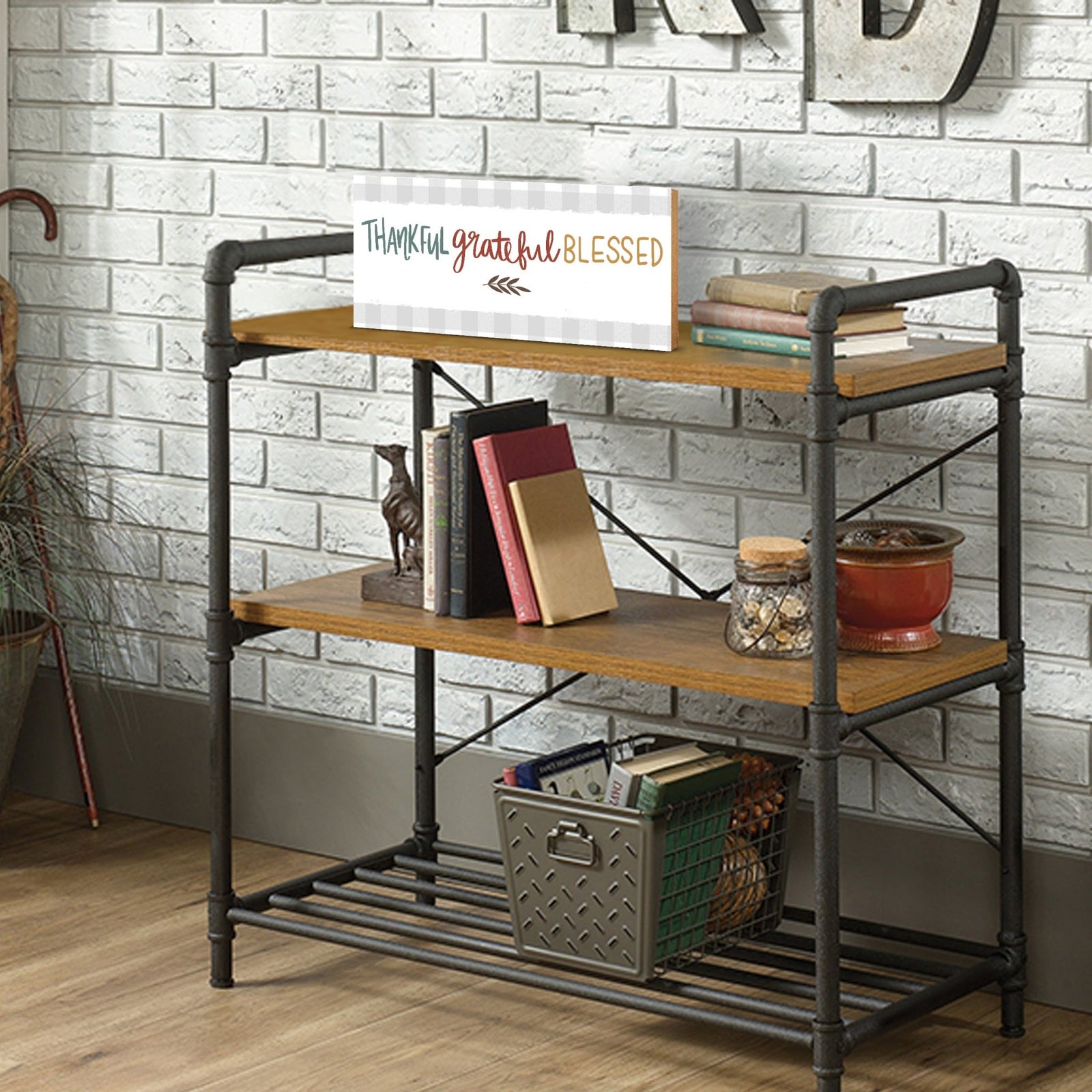 Inspirational Shelf Décor and Tabletop Signs for Fall Season - LifeSong Milestones