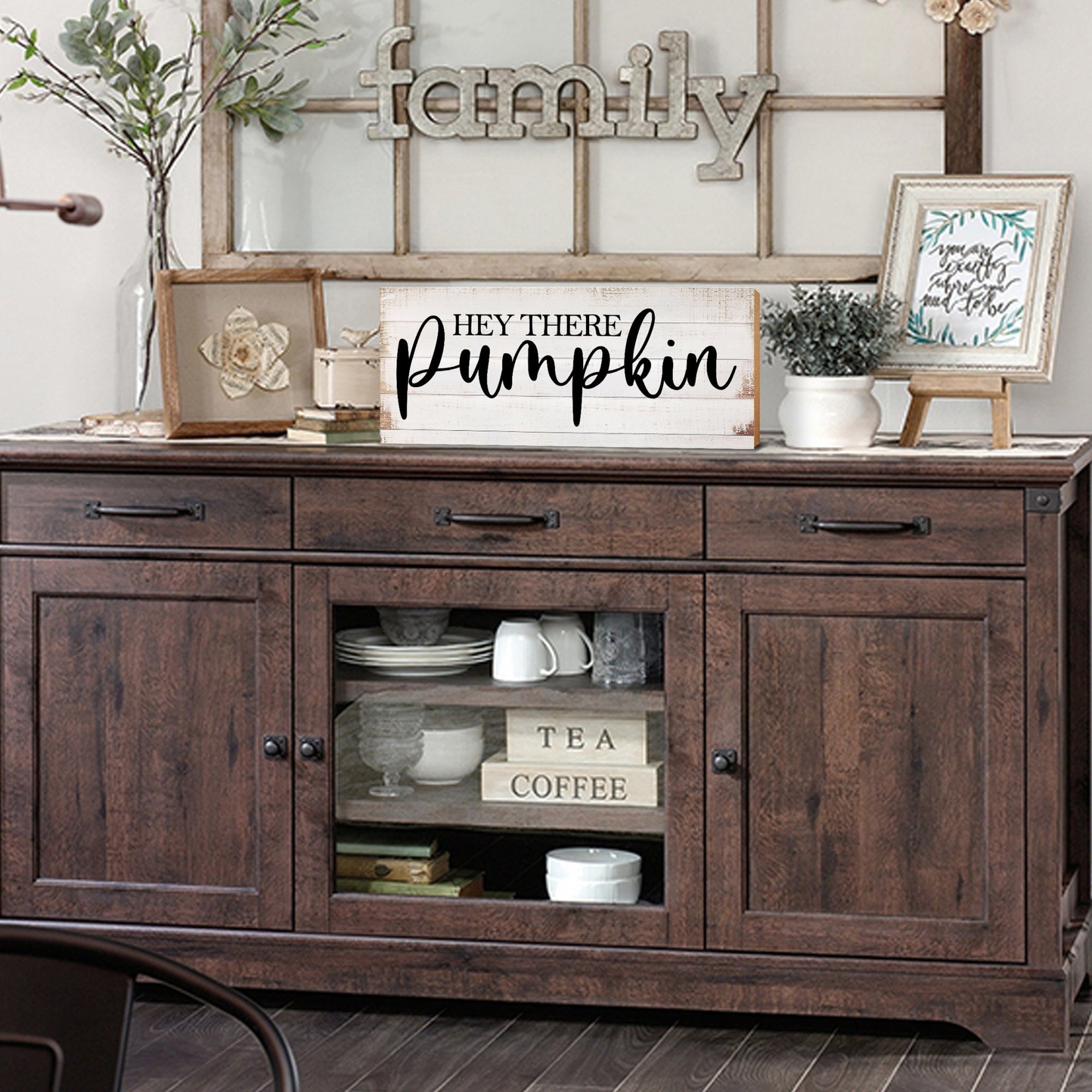 Inspirational Shelf Décor and Tabletop Signs for Fall Season - LifeSong Milestones