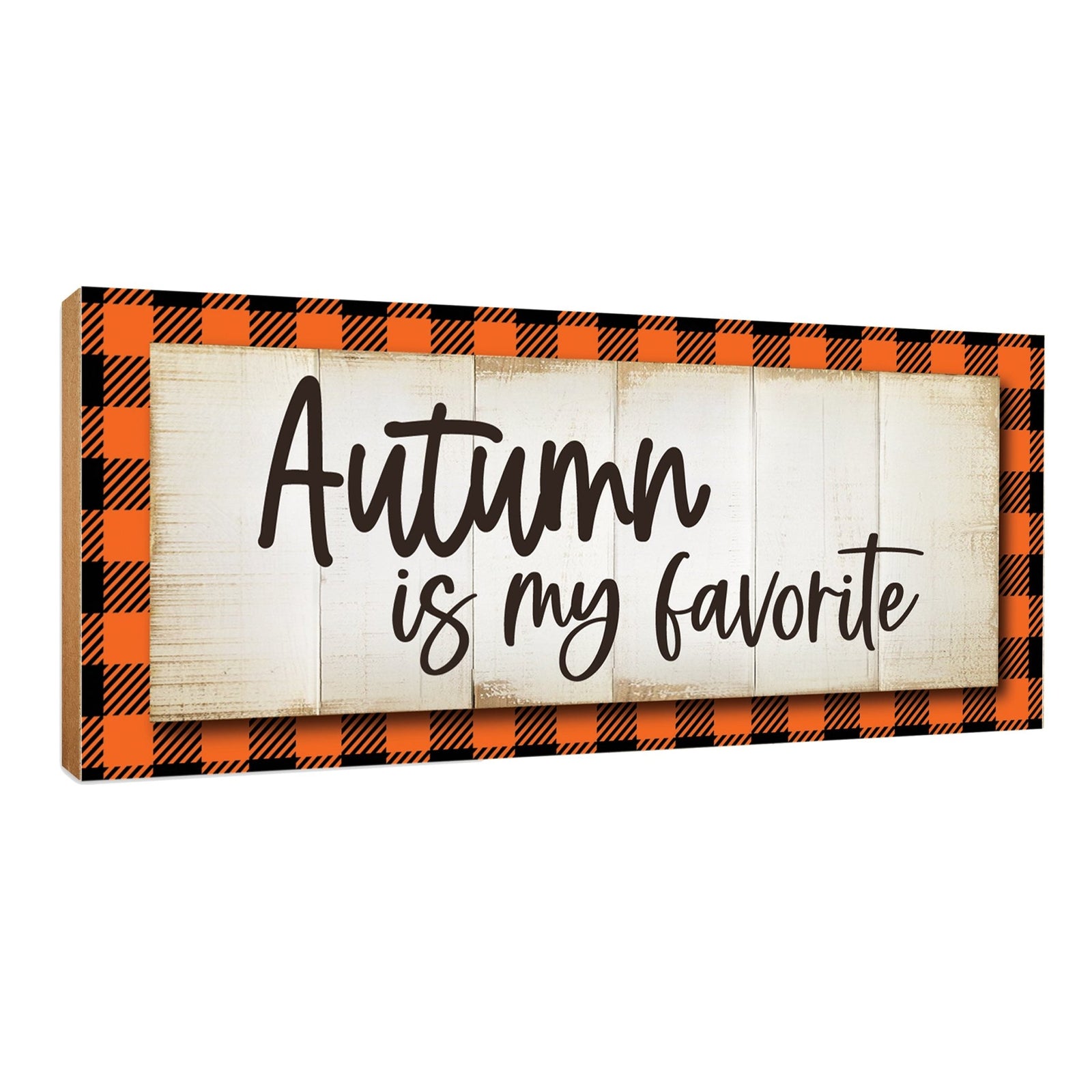Inspirational Shelf Décor and Tabletop Signs for Fall Season - LifeSong Milestones