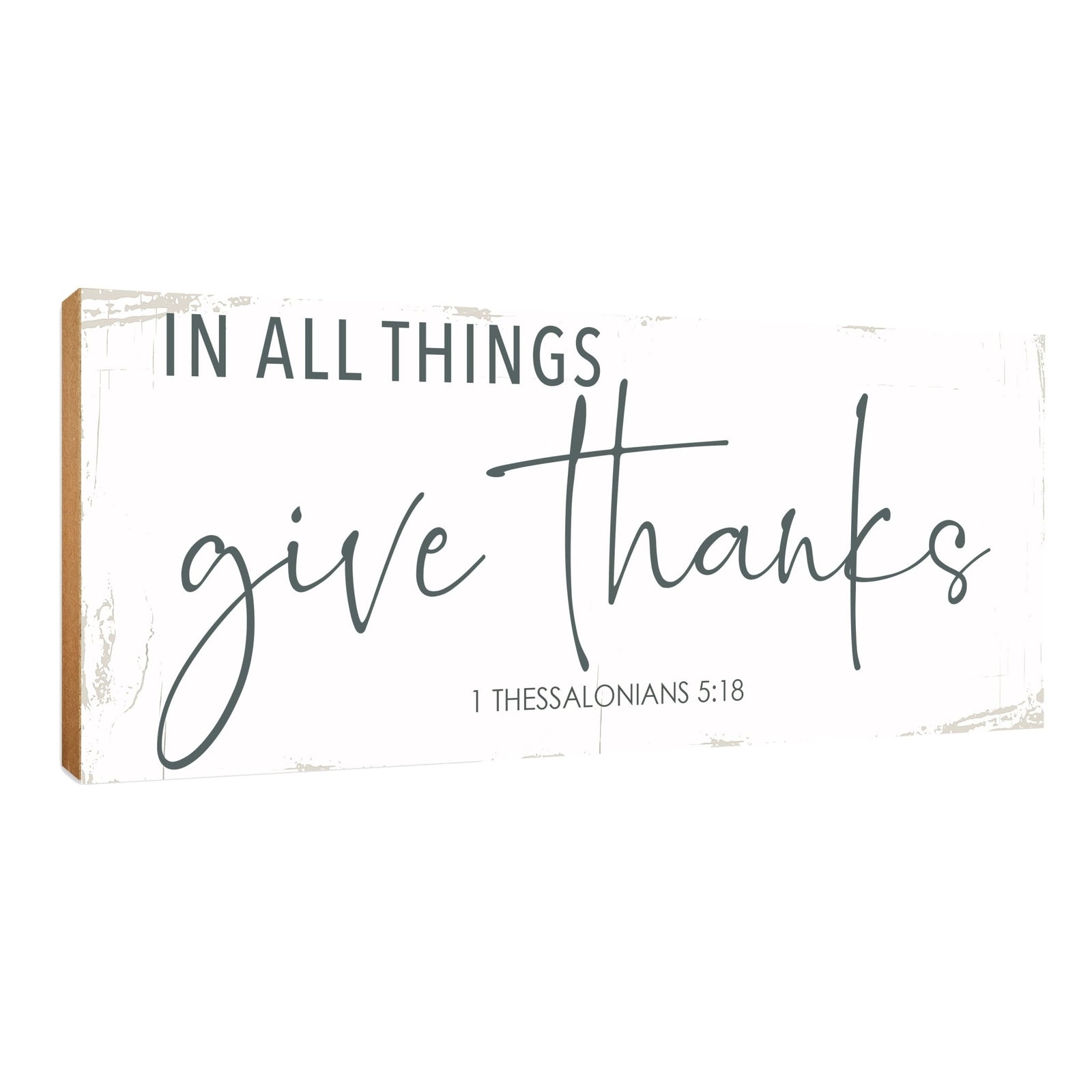 Inspirational Shelf Décor and Tabletop Signs for Fall Season - LifeSong Milestones