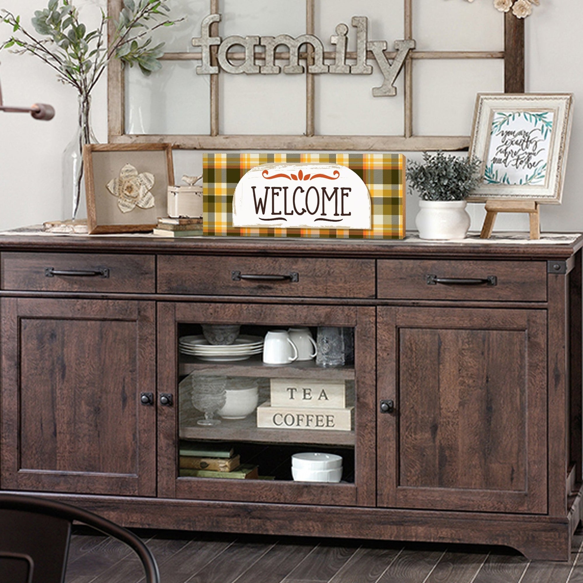 Inspirational Shelf Décor and Tabletop Signs for Fall Season - LifeSong Milestones