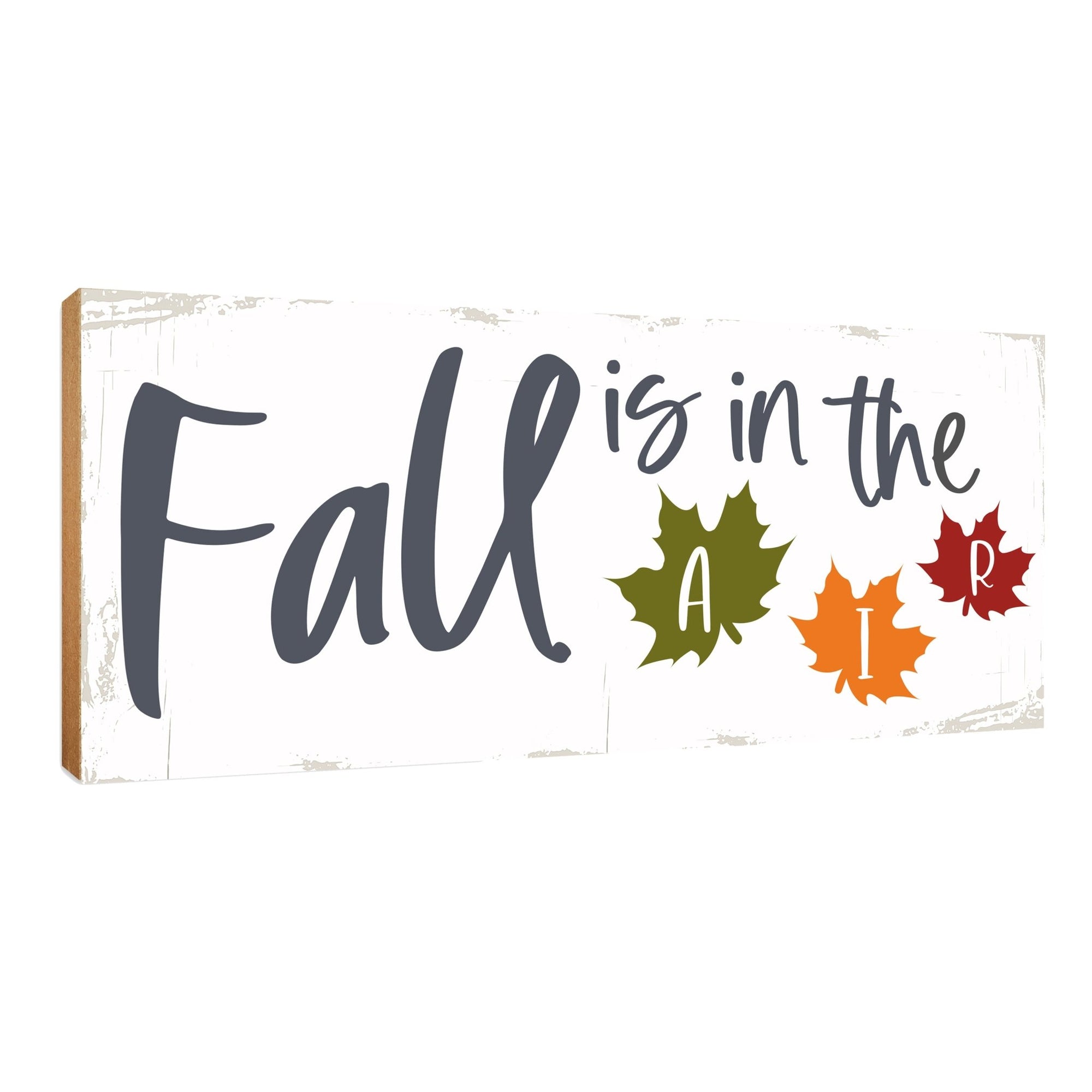 Inspirational Shelf Décor and Tabletop Signs for Fall Season - LifeSong Milestones