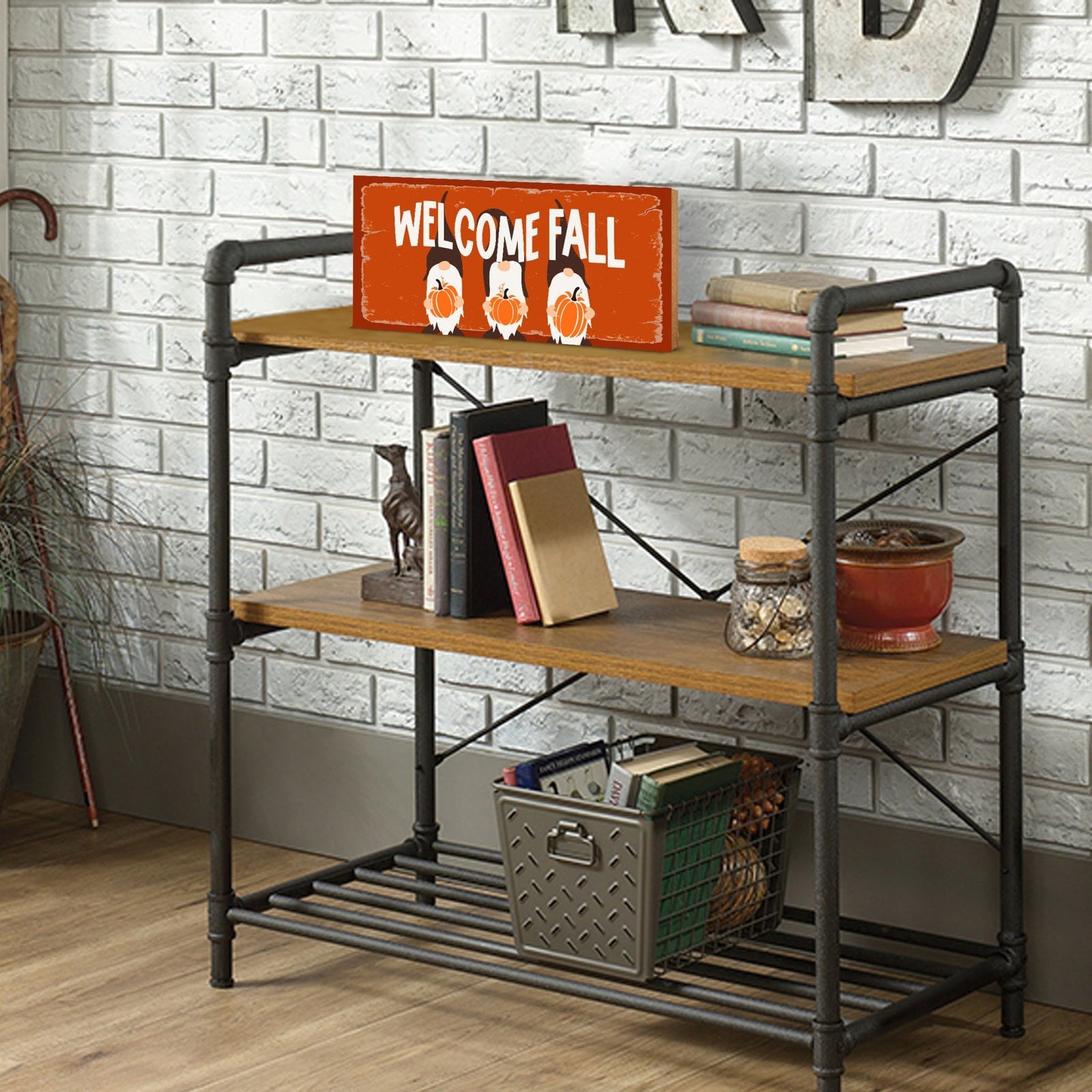 Inspirational Shelf Décor and Tabletop Signs for Fall Season - LifeSong Milestones