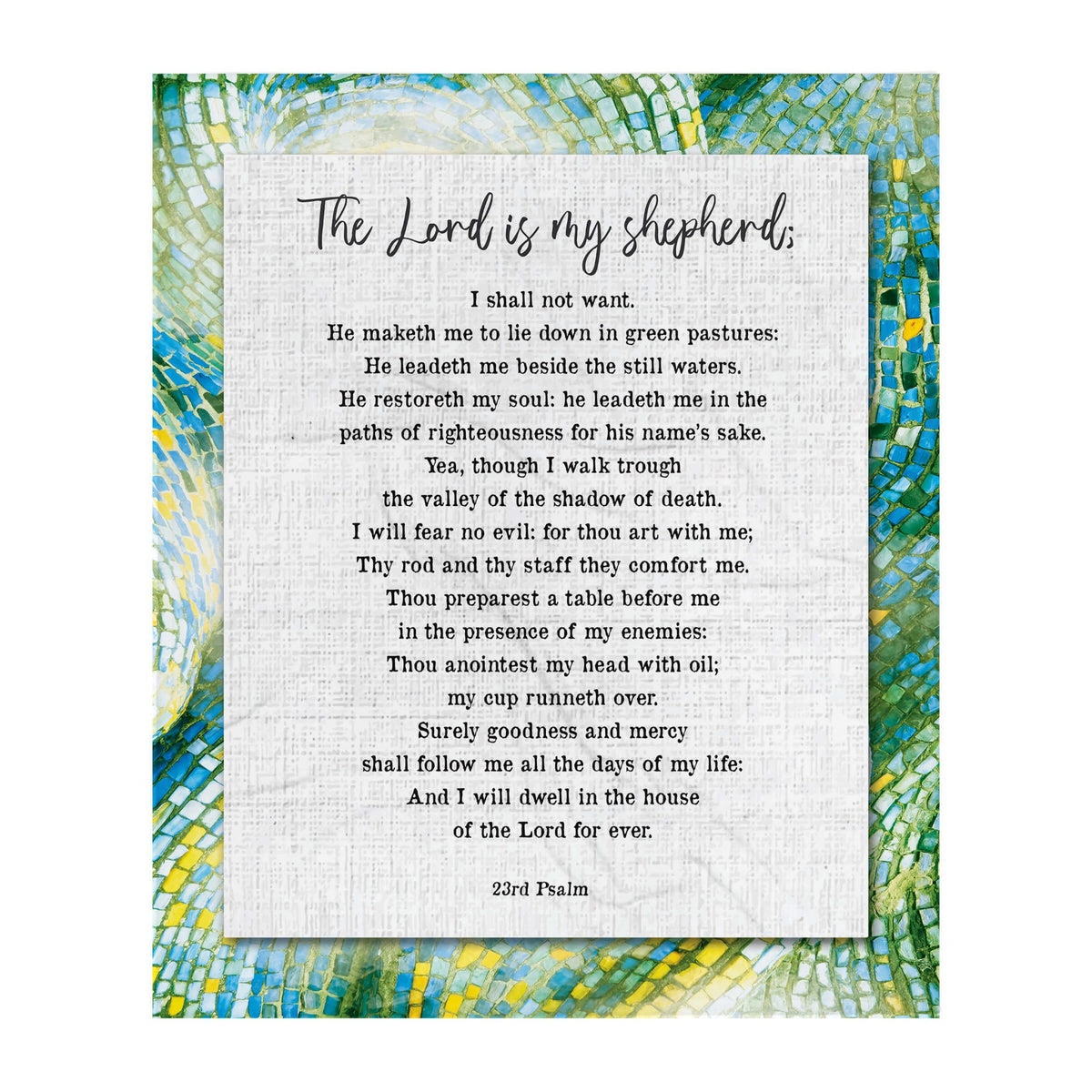 Inspirational Soft and Hypoallergenic Blanket for Home – The Lord Is My Shepherd - LifeSong Milestones