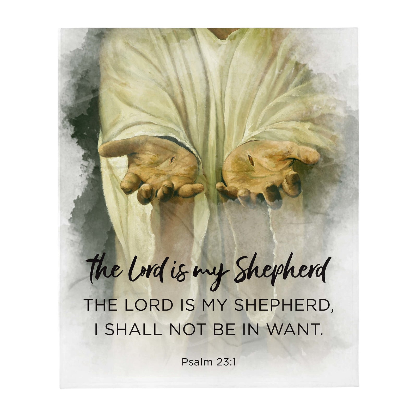 Inspirational Soft and Hypoallergenic Blanket for Home – The Lord Is My Shepherd - LifeSong Milestones