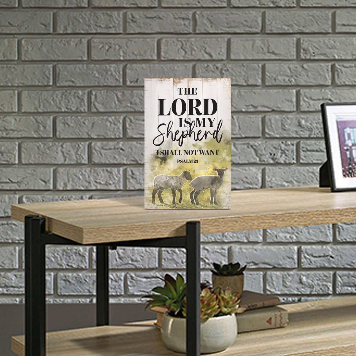Inspirational Tabletop and Shelf Décor – The Lord Is My Shepherd - LifeSong Milestones