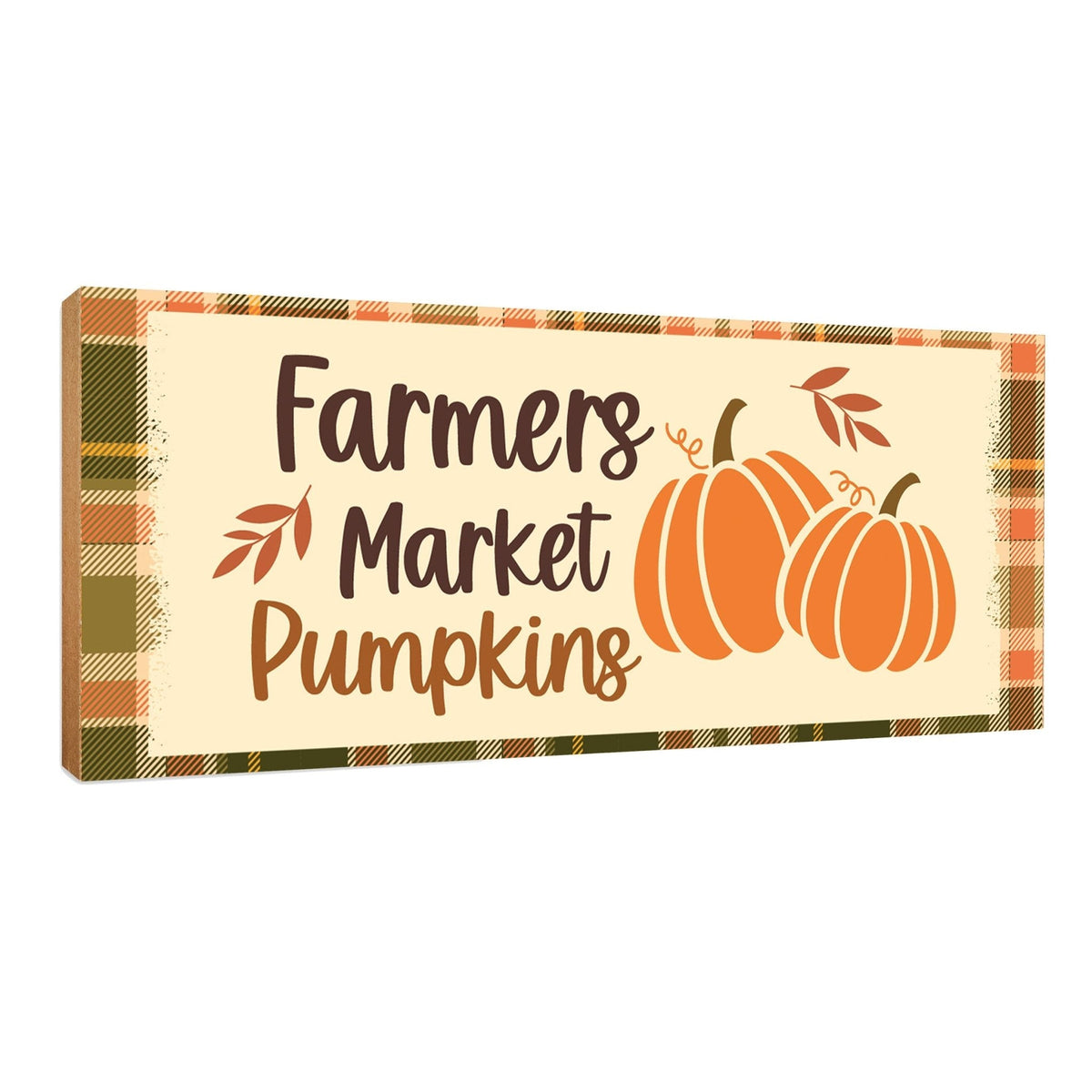 Inspirational Unique Shelf Décor and Tabletop Signs for Fall Season - LifeSong Milestones