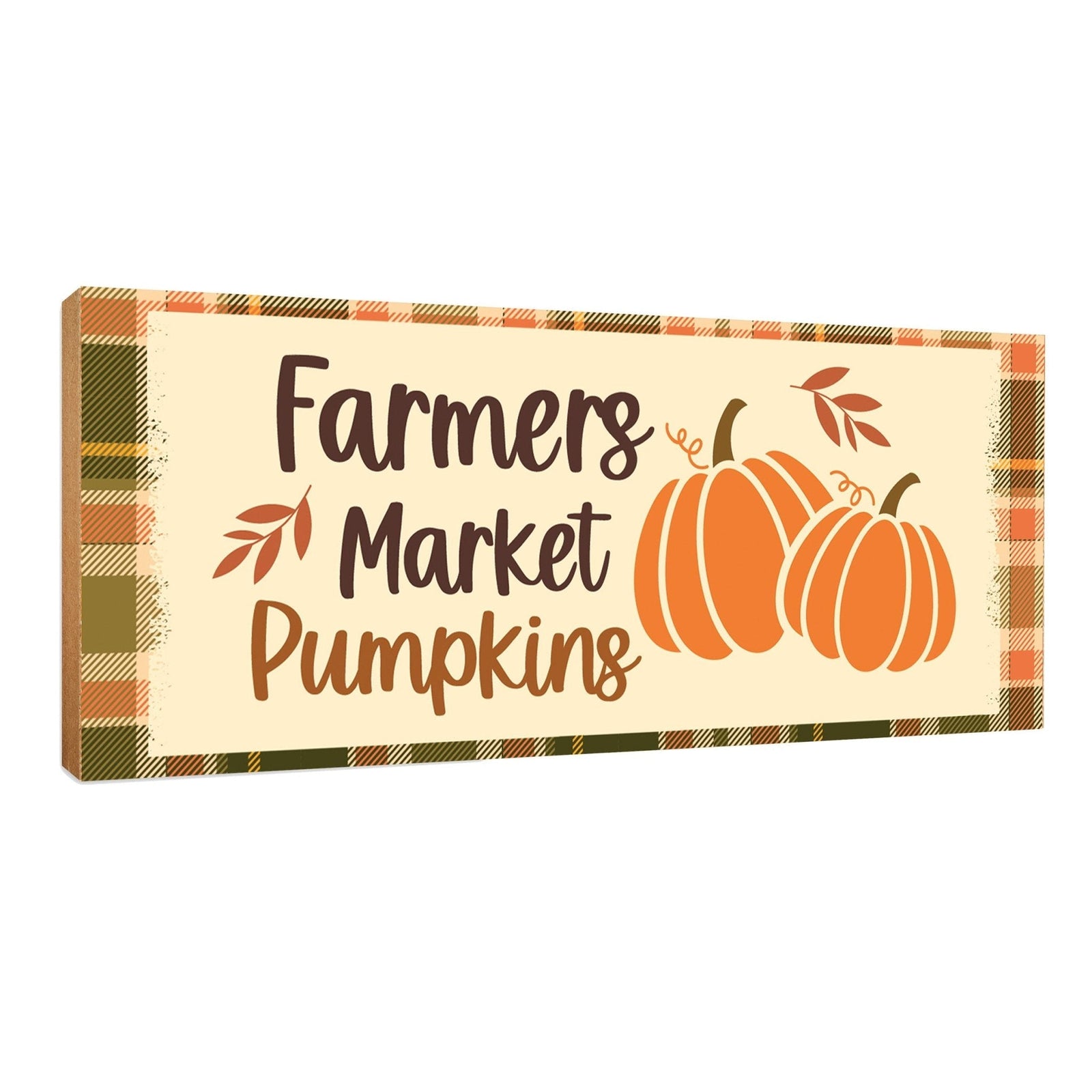 Inspirational Unique Shelf Décor and Tabletop Signs for Fall Season - LifeSong Milestones