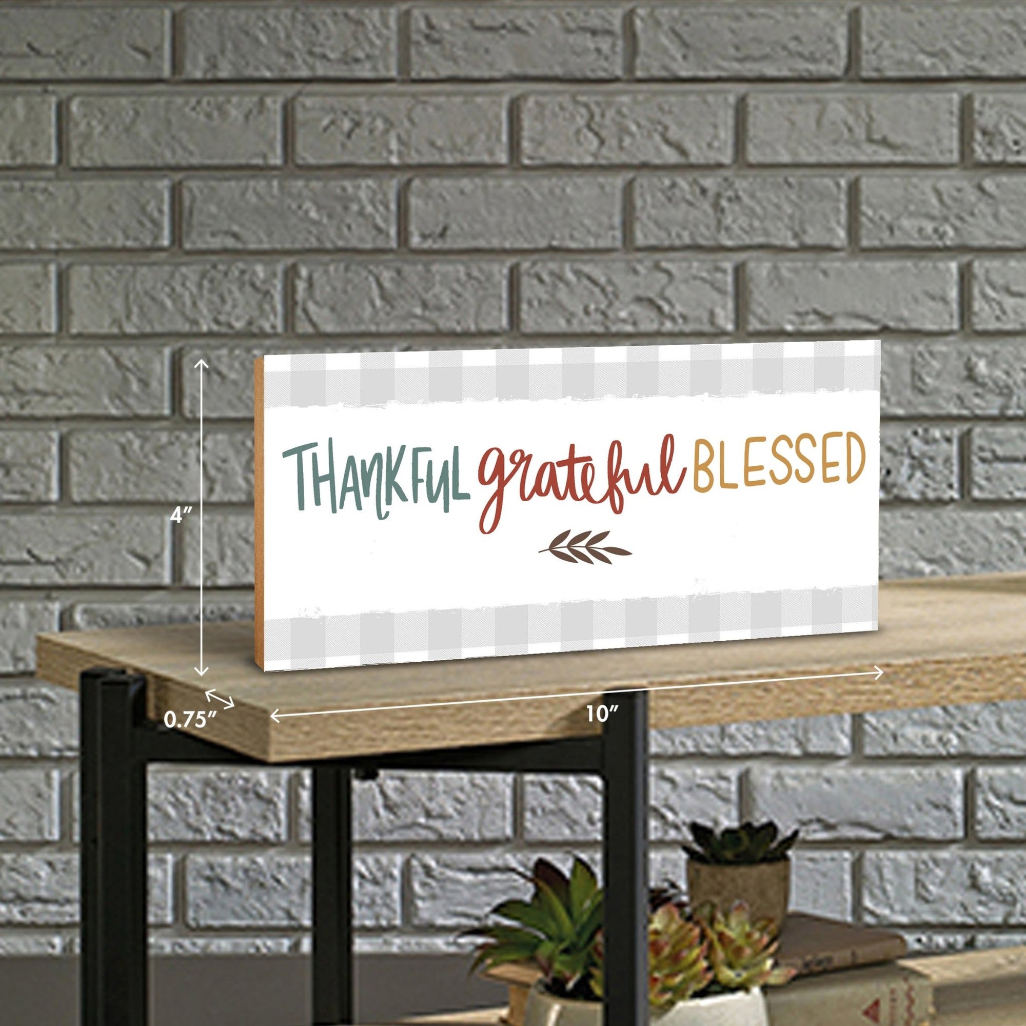 Inspirational Unique Shelf Décor and Tabletop Signs for Fall Season - LifeSong Milestones
