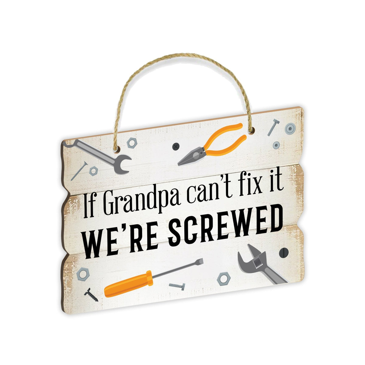 Inspirational Wall Hanging Rope Signs Gift for Grandparents - LifeSong Milestones