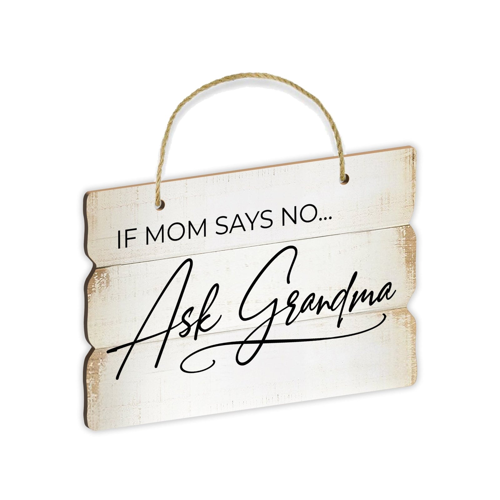 Inspirational Wall Hanging Rope Signs Gift for Grandparents - LifeSong Milestones