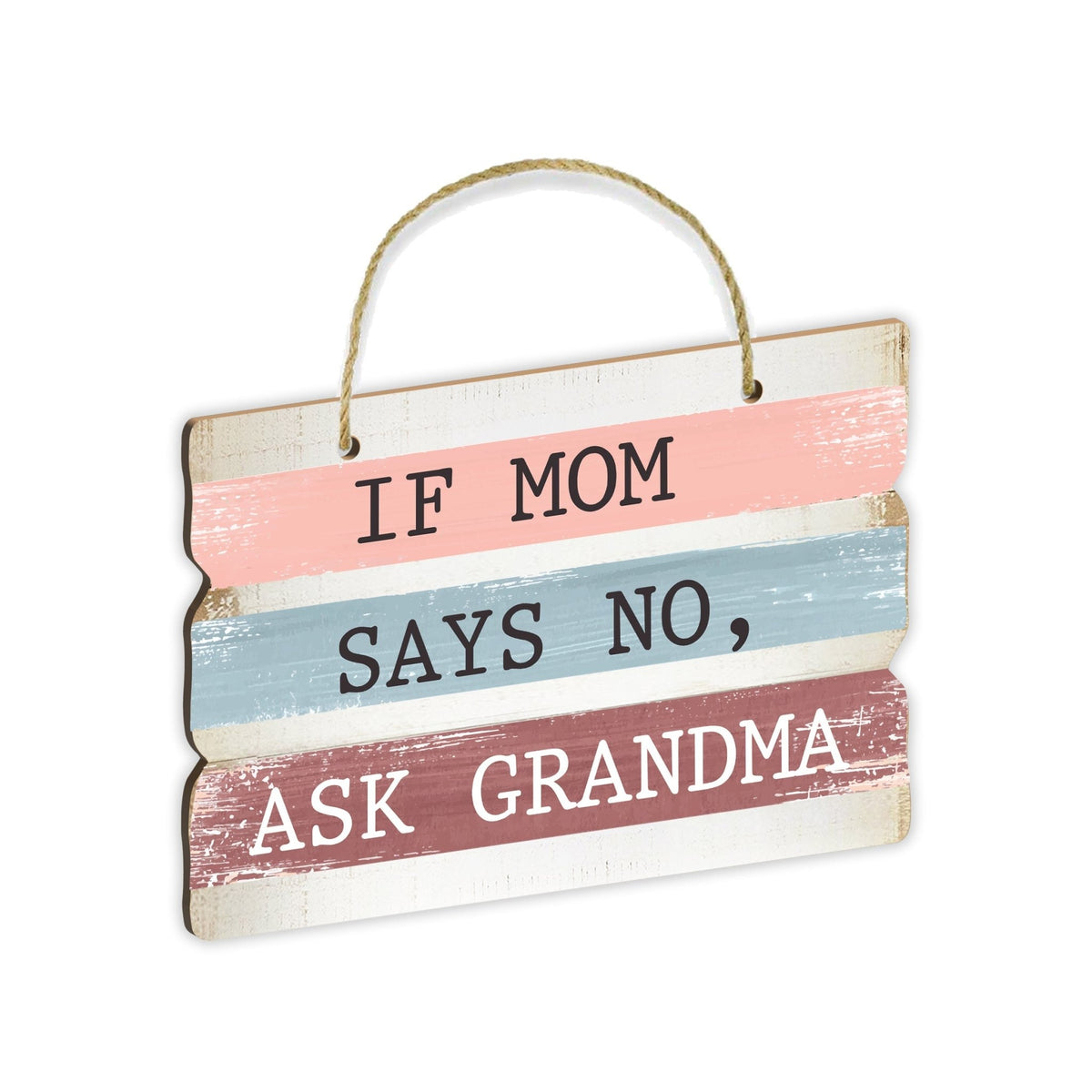 Inspirational Wall Hanging Rope Signs Gift for Grandparents - LifeSong Milestones