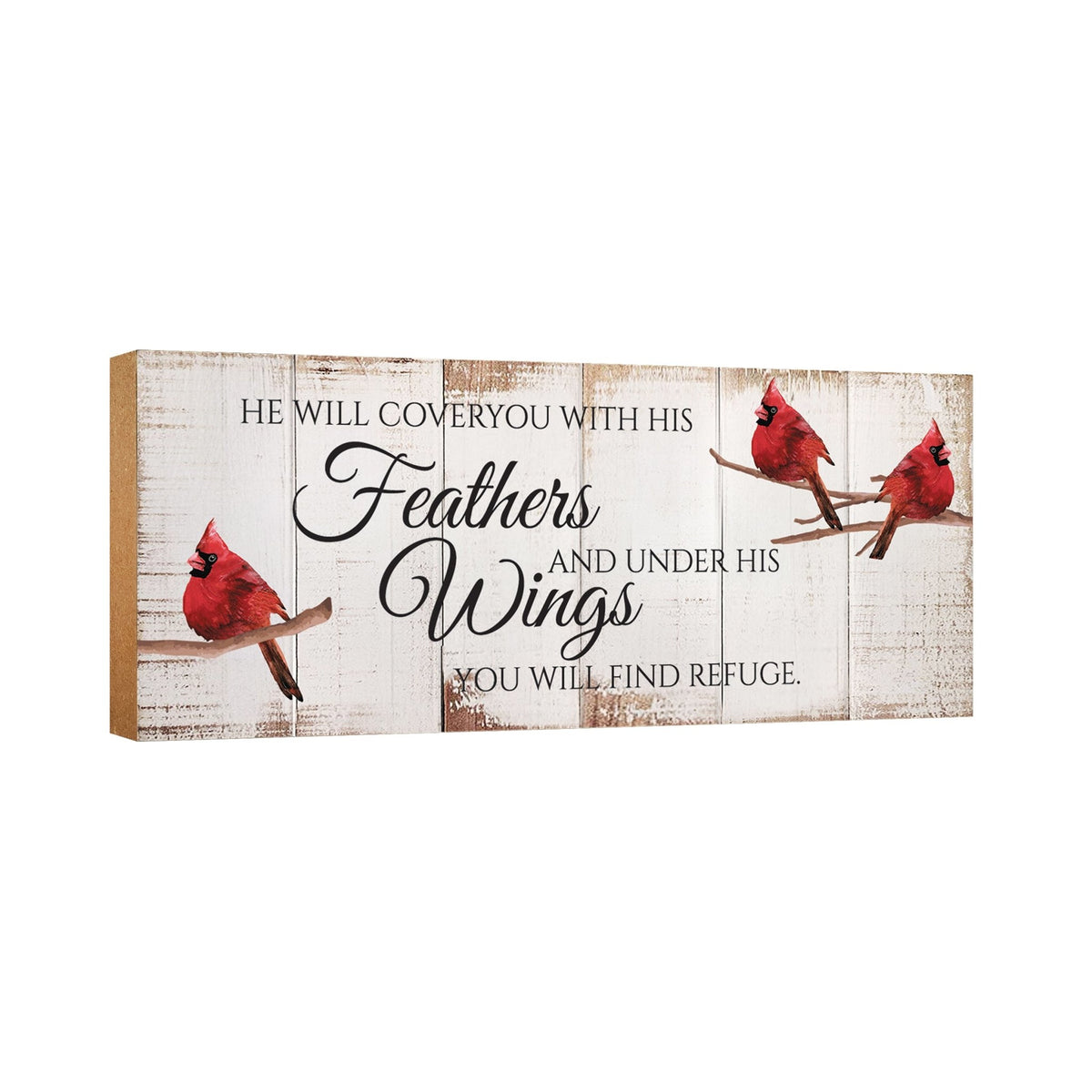 Lifesong Milestones Inspirational Wooden Unique Shelf Décor and Tabletop Signs