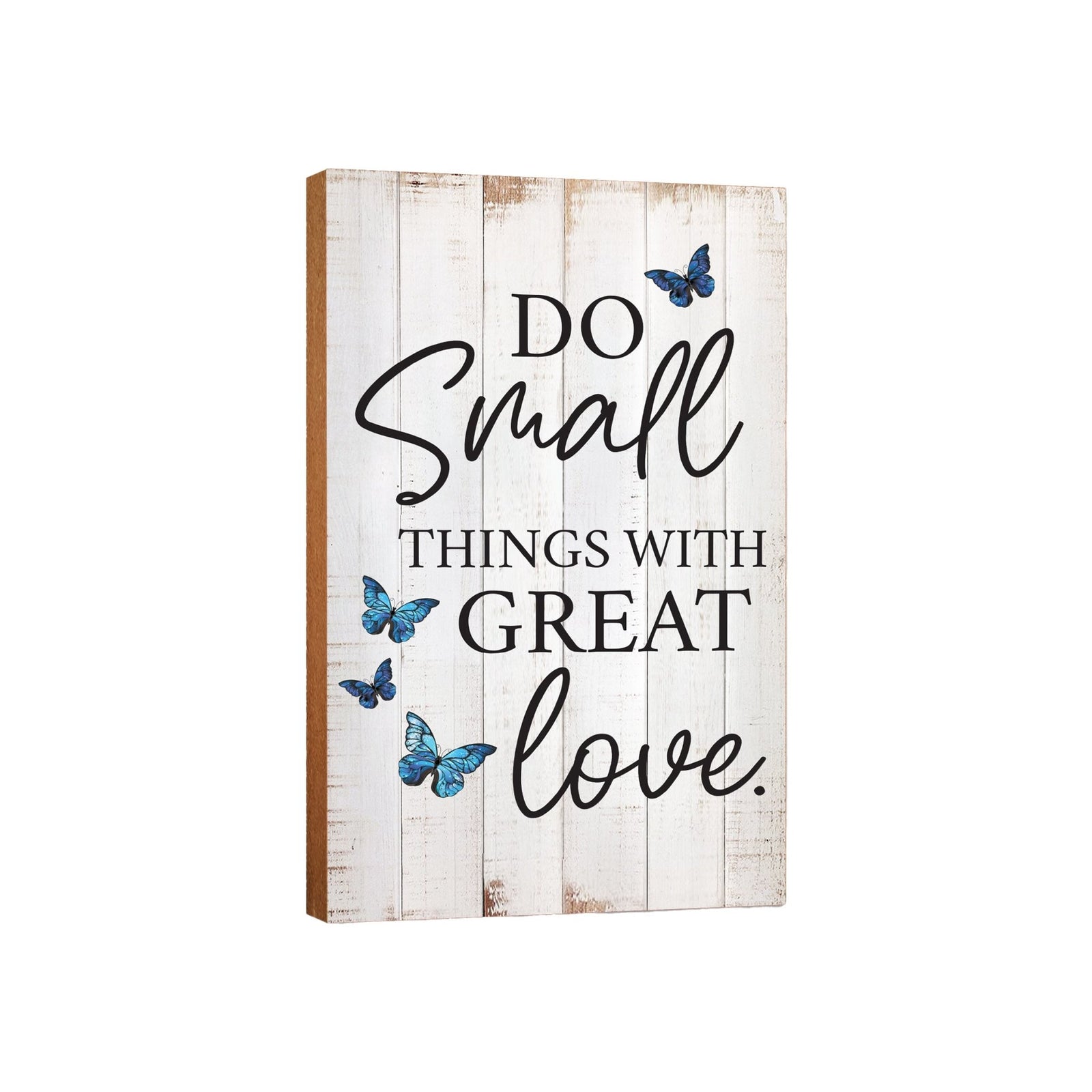 Inspirational Wooden Wall Plaque for Home Decorations – Butterfly Designs - LifeSong Milestones