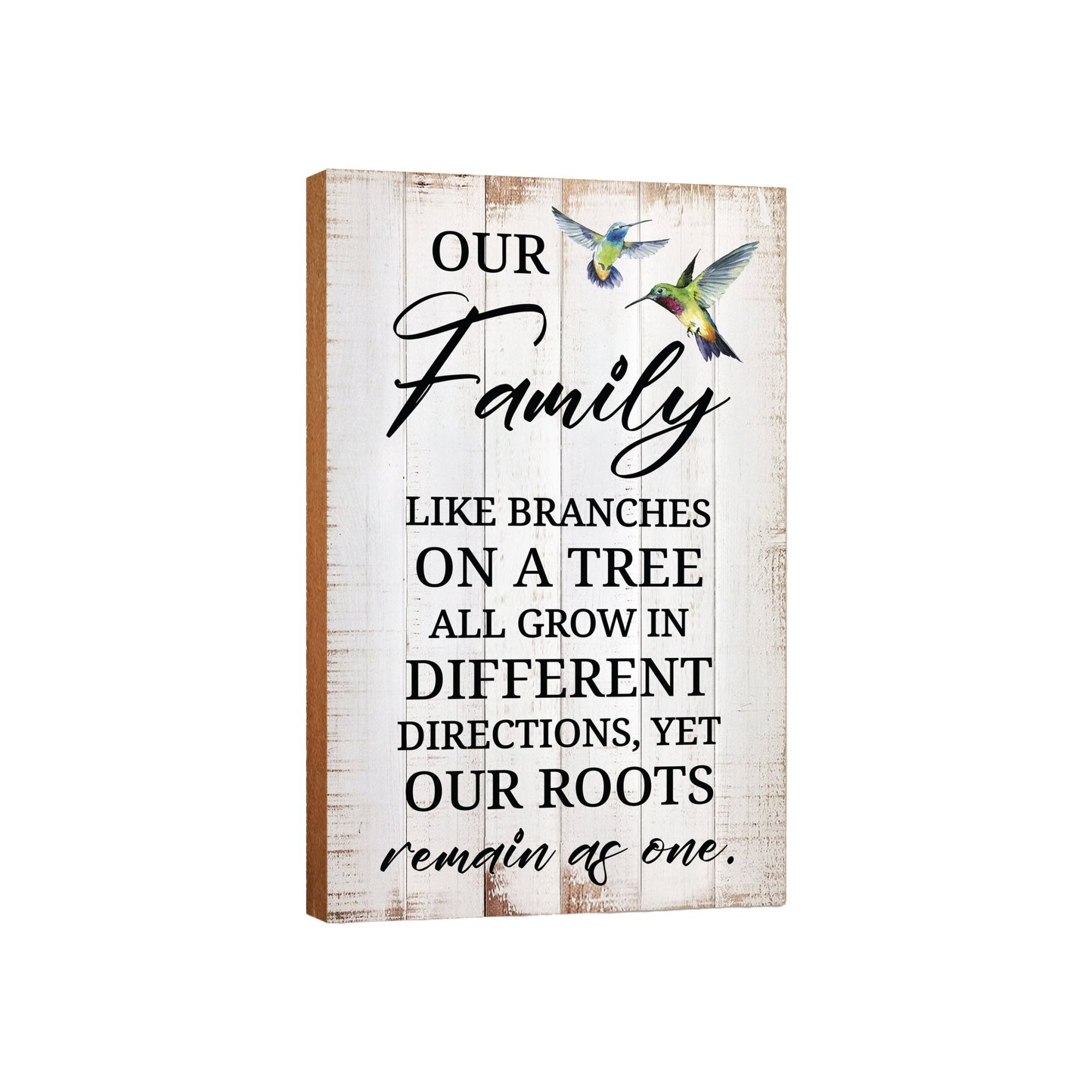 Inspirational Wooden Wall Plaque for Home Decorations – Hummingbird Designs - LifeSong Milestones