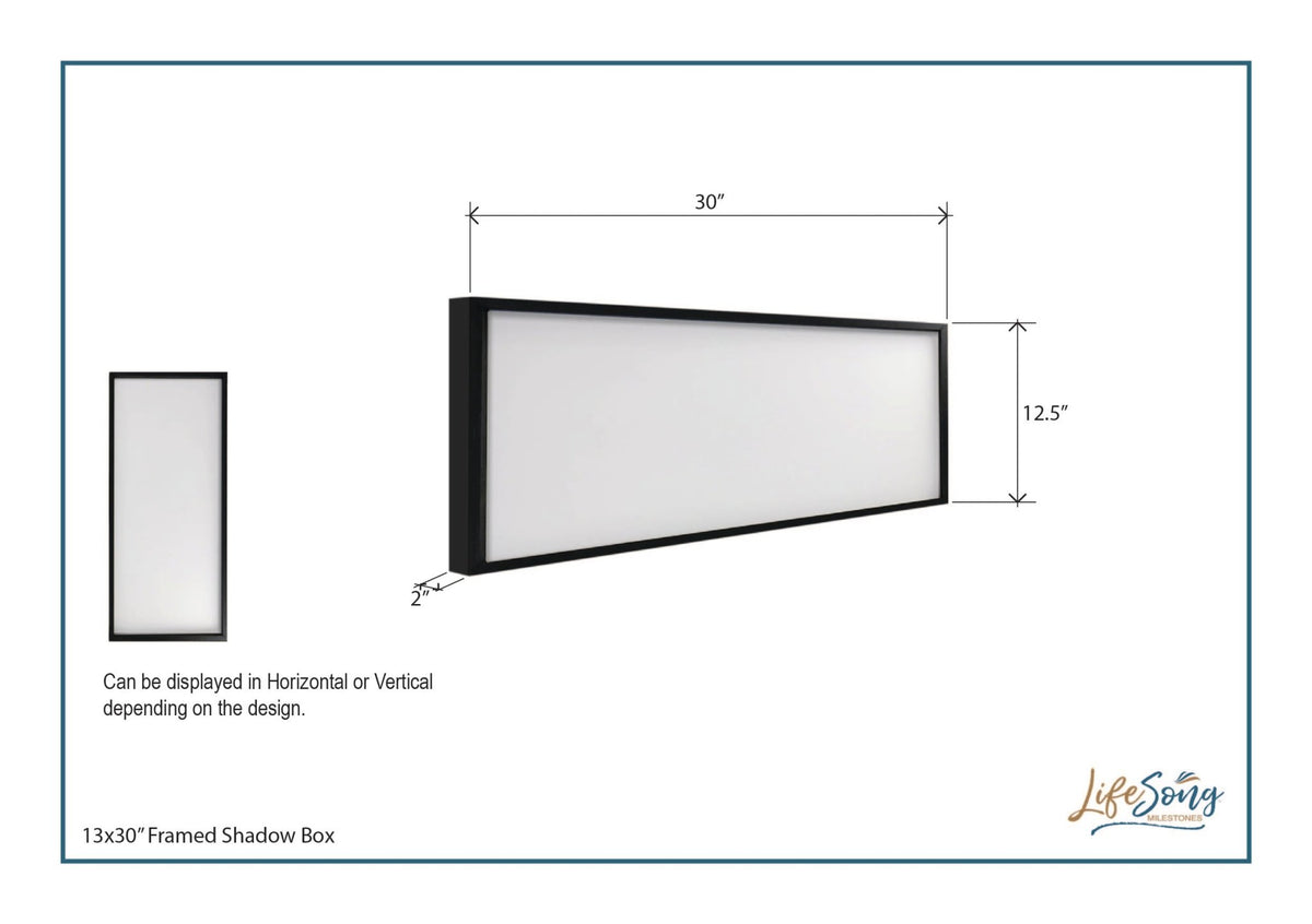 Inspiring Modern Black Framed Shadow Box - The Man In The Arena - LifeSong Milestones