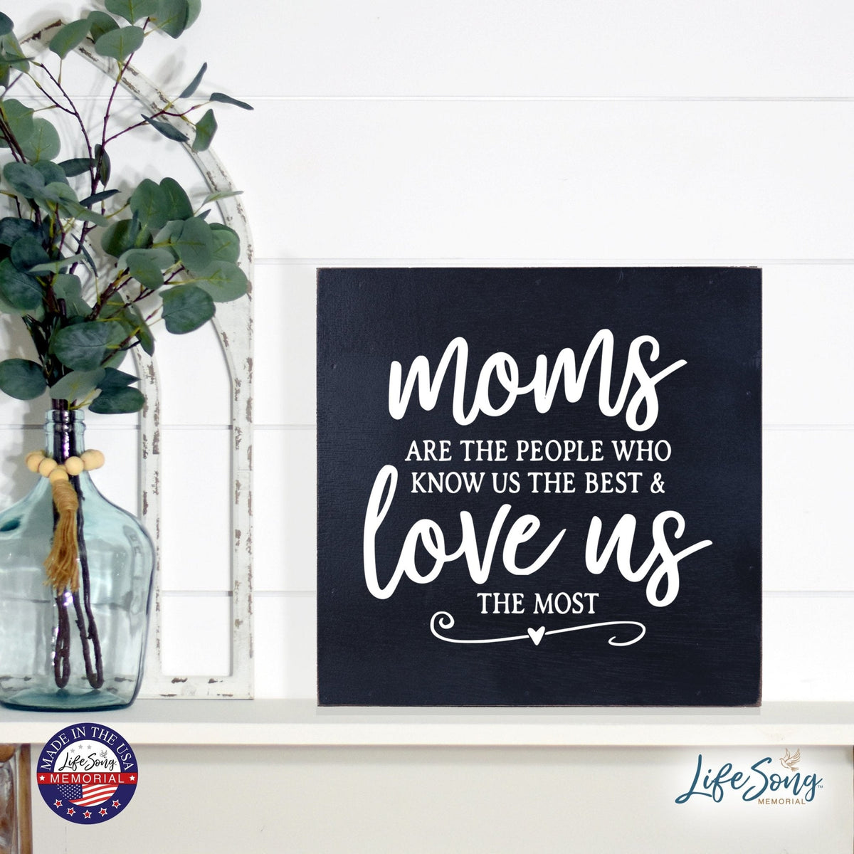 Inspiring Modern Framed Shadow Box 10x10 Moms Are The - LifeSong Milestones