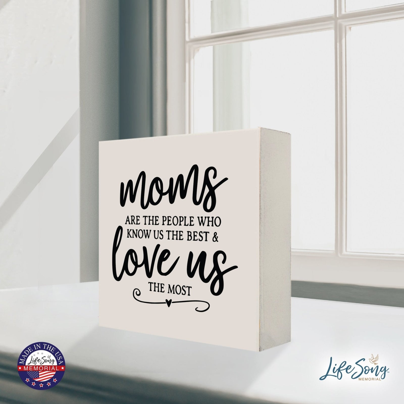 Inspiring Modern Framed Shadow Box 10x10 Moms Are The - LifeSong Milestones