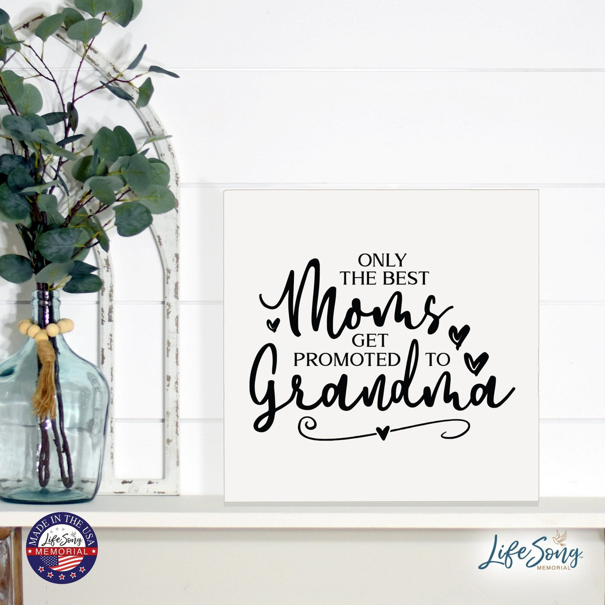 Inspiring Modern Framed Shadow Box 10x10 Only The Best - LifeSong Milestones