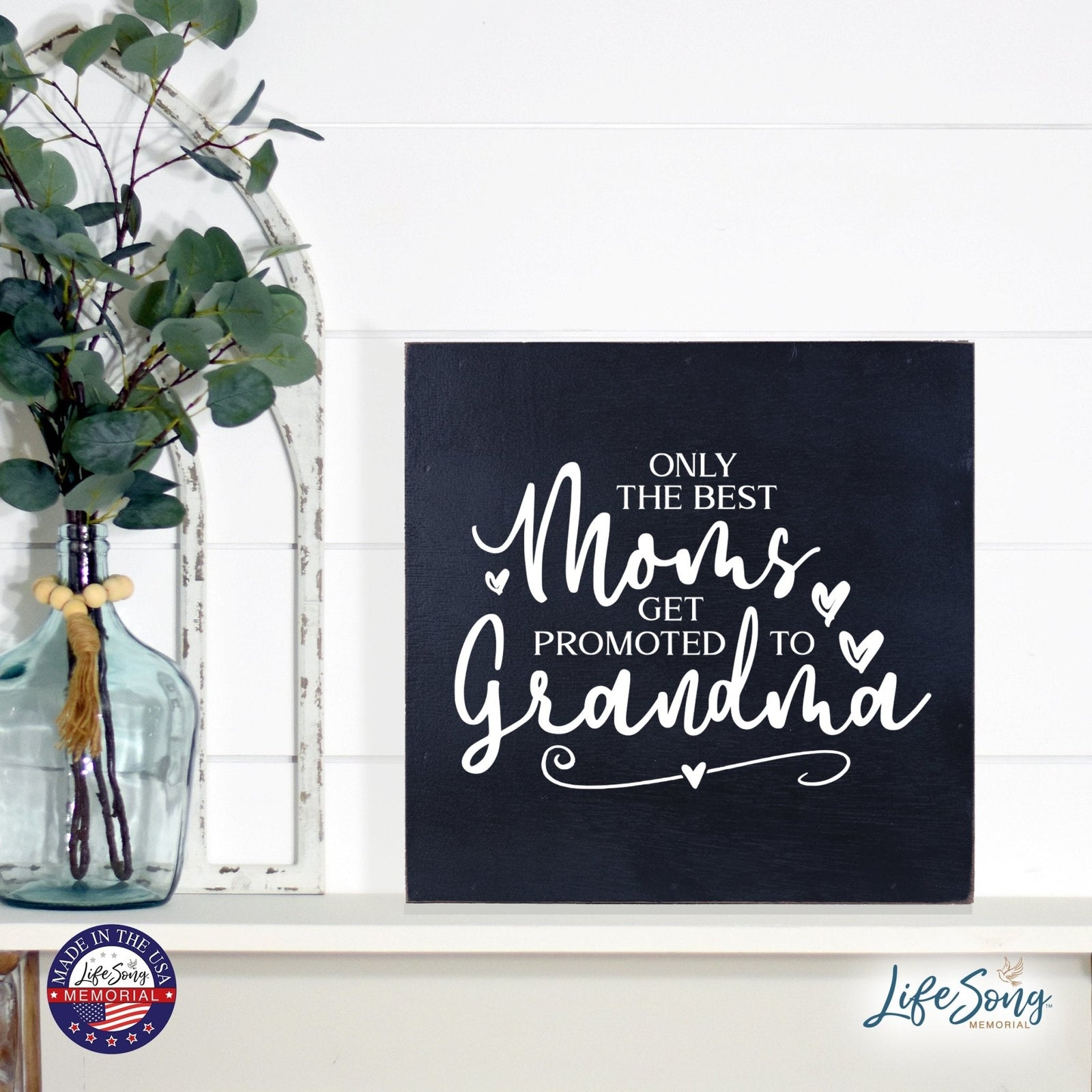 Inspiring Modern Framed Shadow Box 10x10 Only The Best - LifeSong Milestones