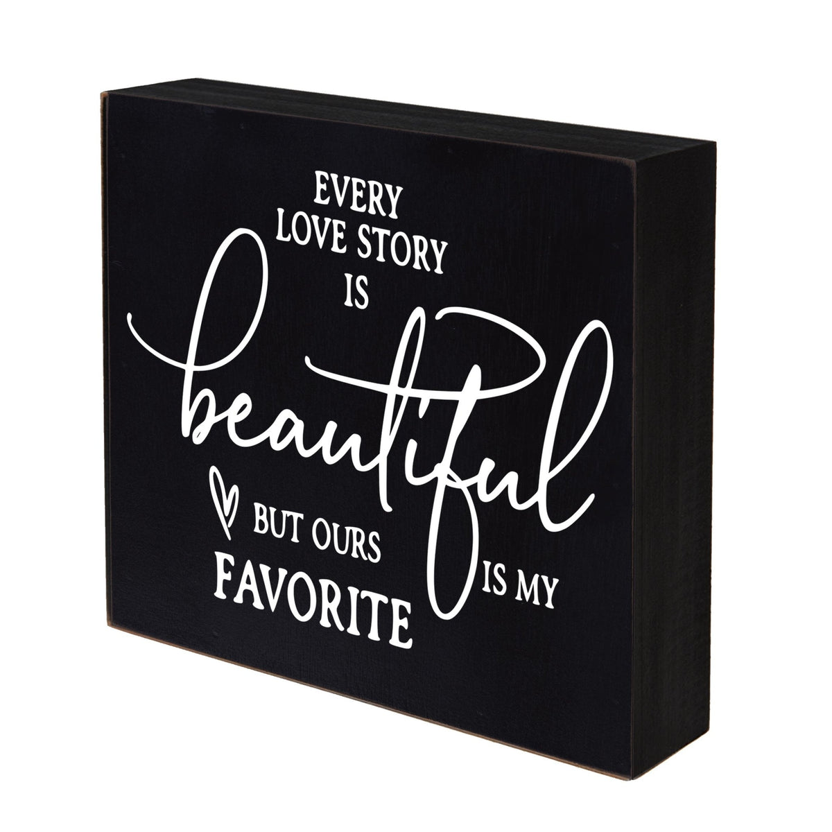 Inspiring Modern Framed Shadow Box 10x10 Ours Is My Favorite - LifeSong Milestones