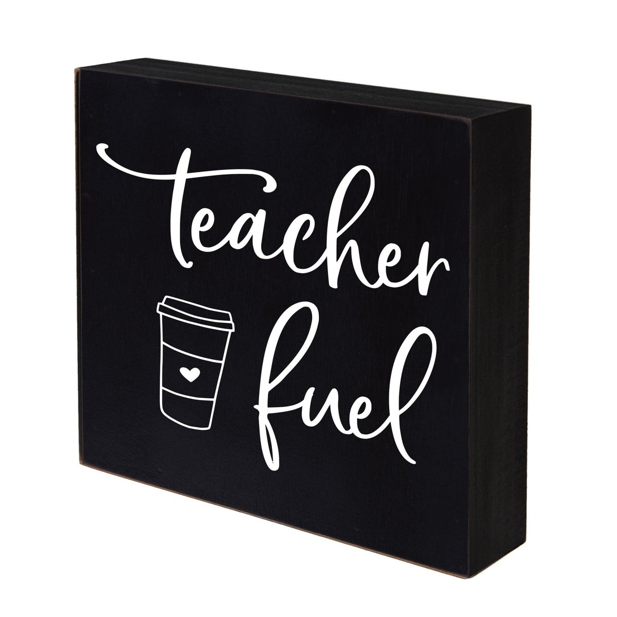 Inspiring Modern Framed Shadow Box 10x10 Teacher Fuel - LifeSong Milestones