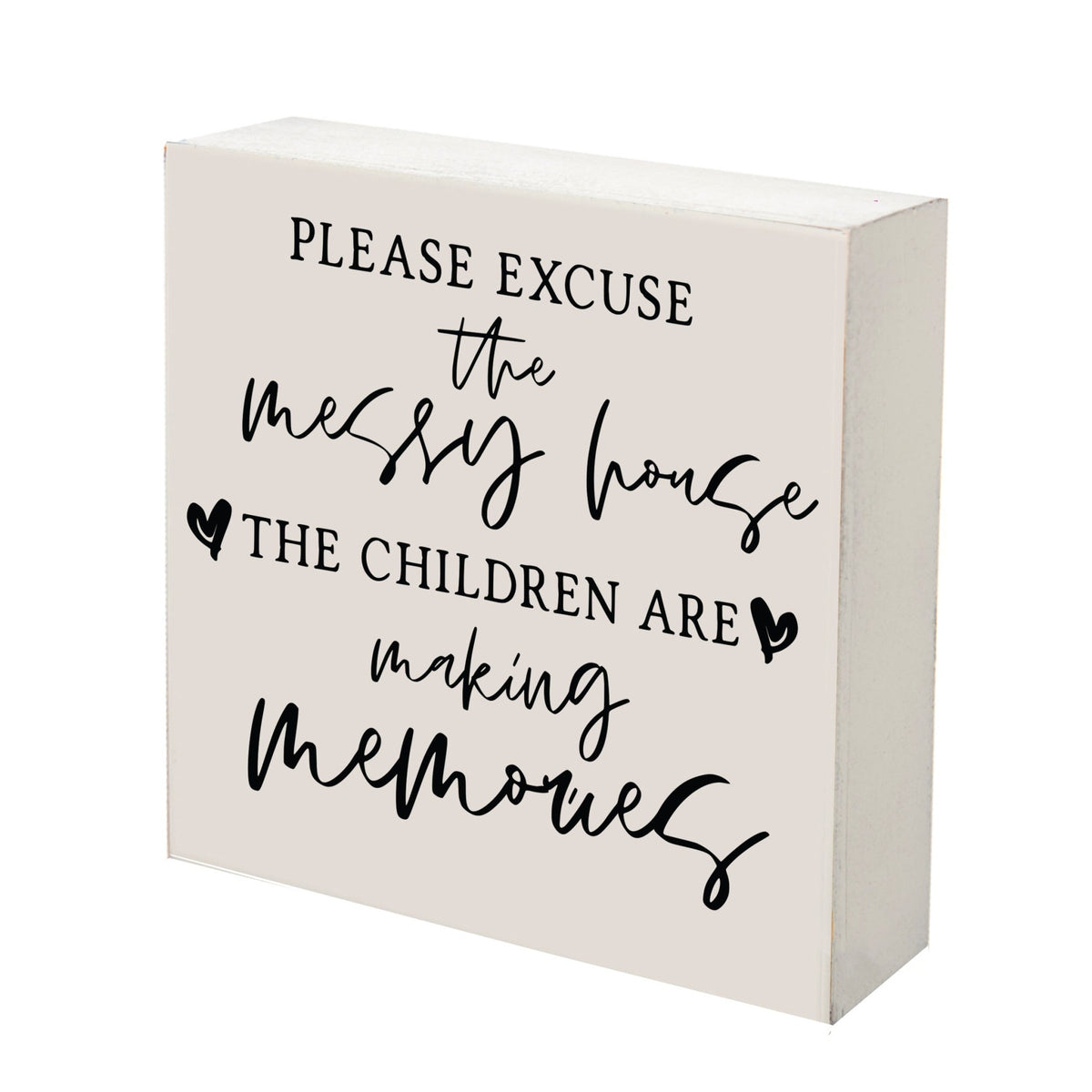 Inspiring Modern Framed Shadow Box 10x10 The Children Are - LifeSong Milestones