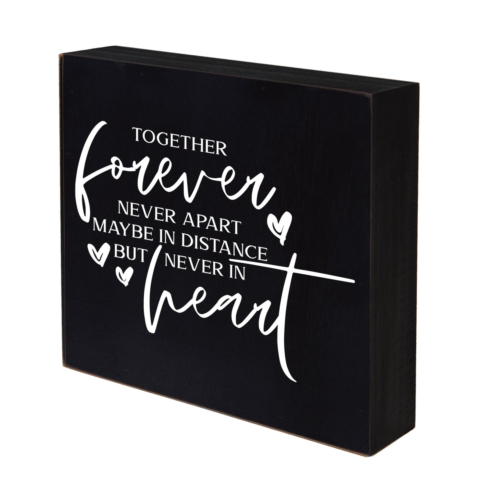 Inspiring Modern Framed Shadow Box 10x10 Together Forever - LifeSong Milestones