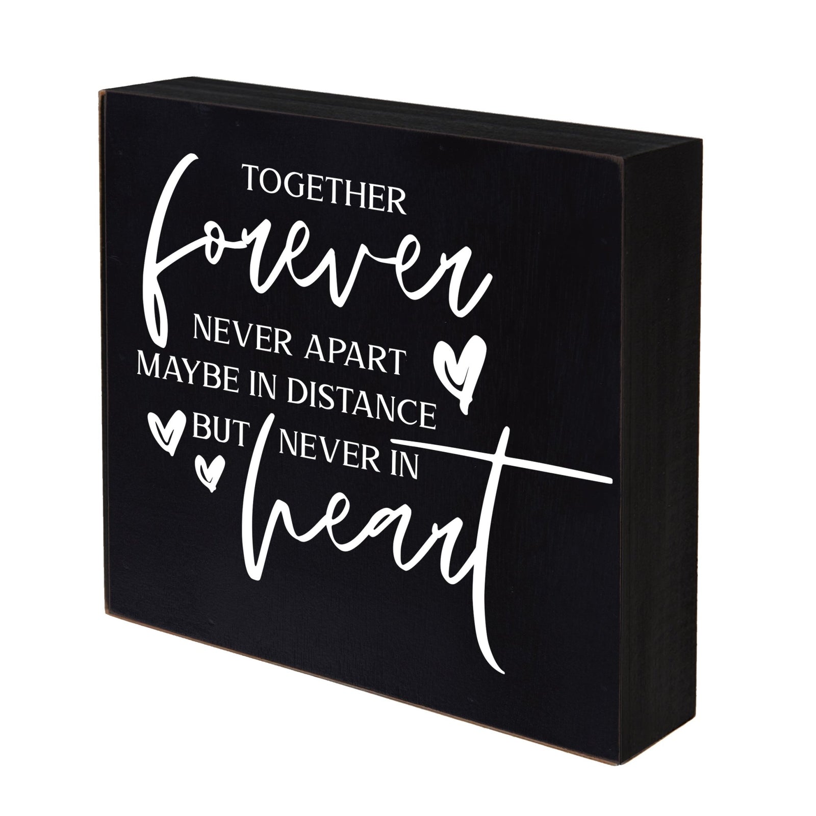 Inspiring Modern Framed Shadow Box 10x10 Together Forever - LifeSong Milestones