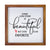 Inspiring Modern Framed Shadow Box 7x7in - Every Love Story Is Beautiful (Heart) - LifeSong Milestones