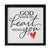Inspiring Modern Framed Shadow Box 7x7in - God Knew My Heart Needed You (Heart) - LifeSong Milestones