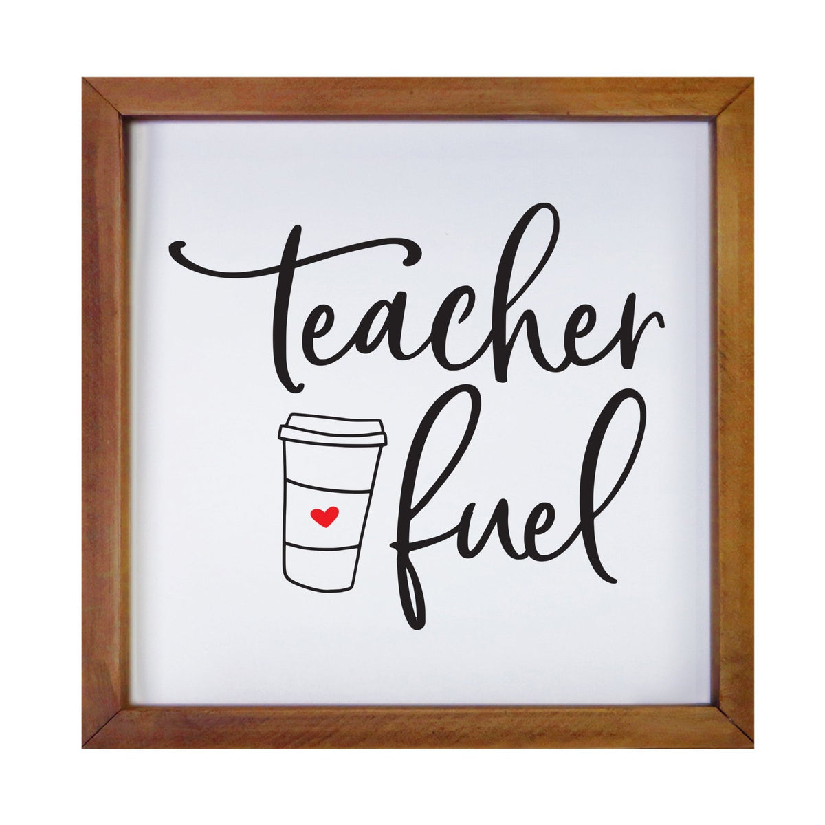 Inspiring Modern Framed Shadow Box 7x7in - Teacher Fuel - LifeSong Milestones