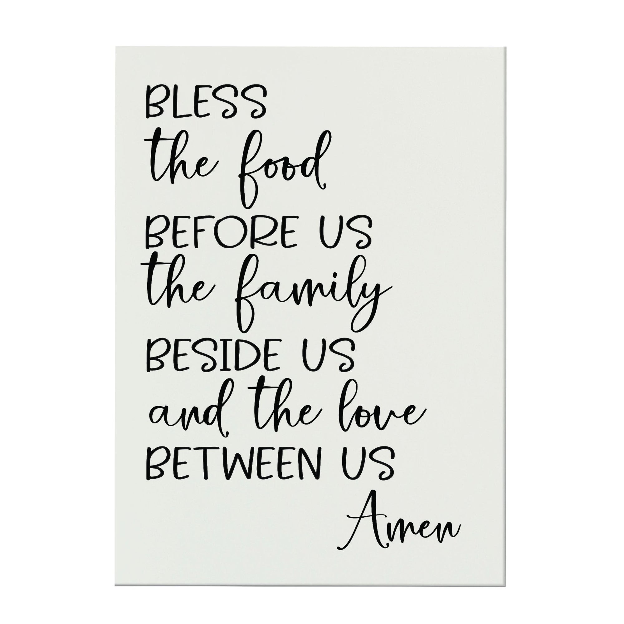 Kitchen Family Wall Decor Sign Gift - Bless The Food - LifeSong Milestones