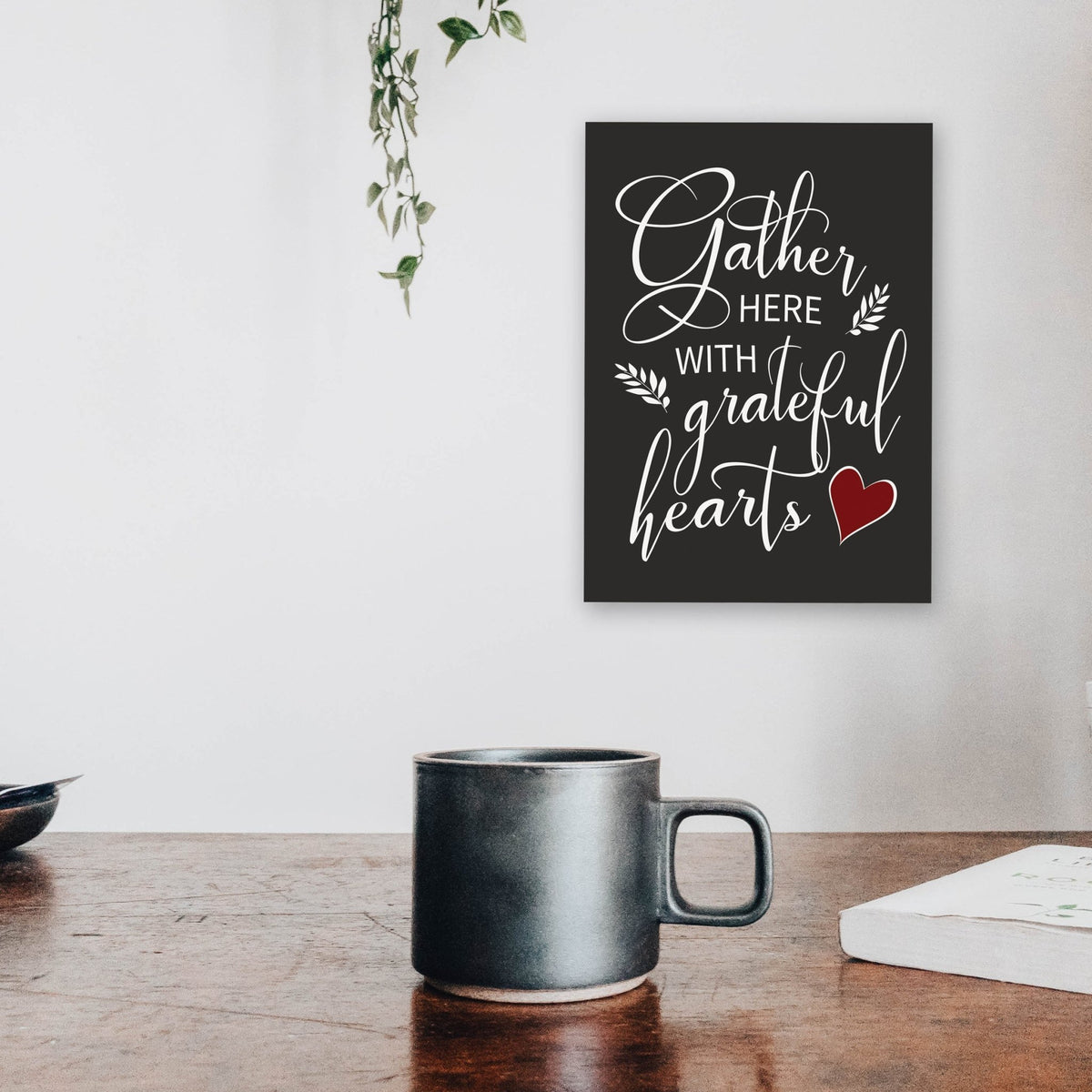 Kitchen Family Wall Decor Sign Gift - Gather Here - LifeSong Milestones