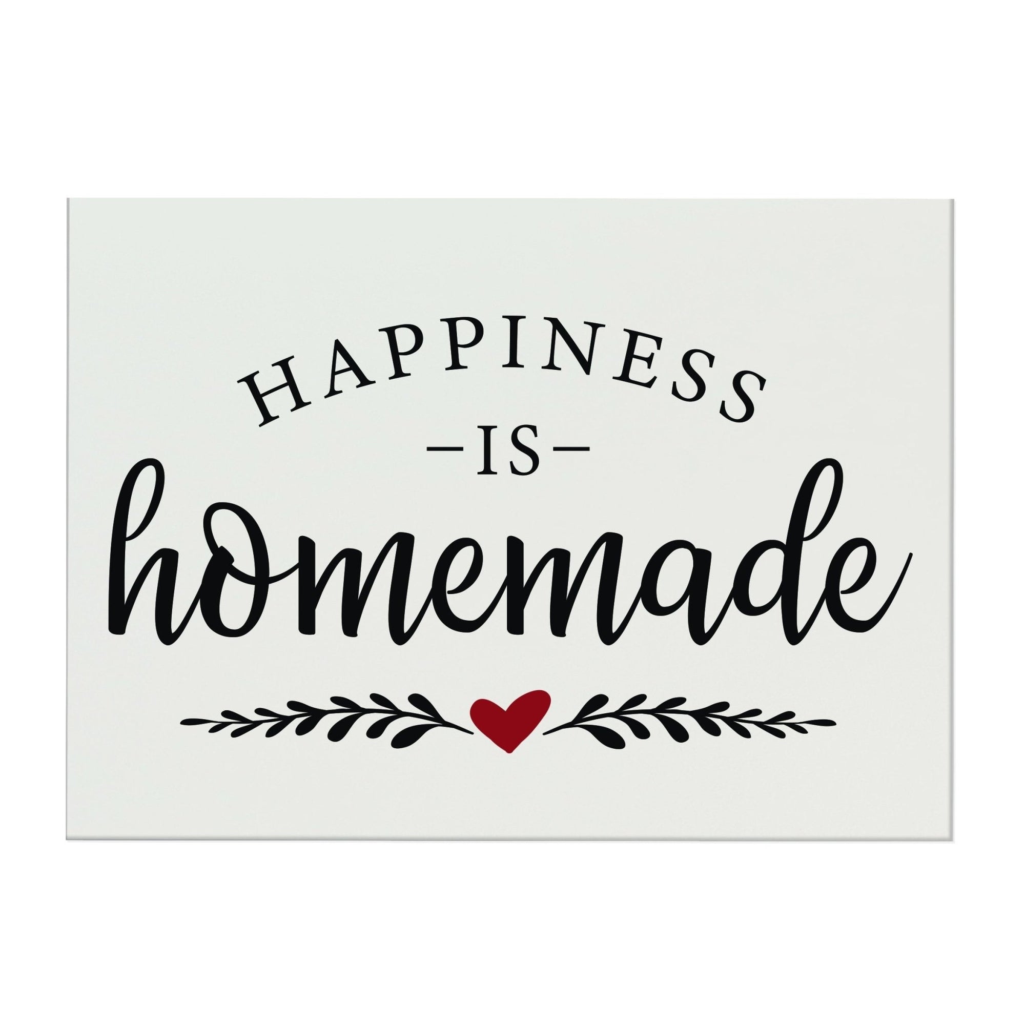 Kitchen Family Wall Decor Sign Gift - Happiness is Homemade - LifeSong Milestones