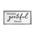 Large Family Wall Decor Quote Sign For Home 18 x 36 - Thankful Grateful Blessed - LifeSong Milestones
