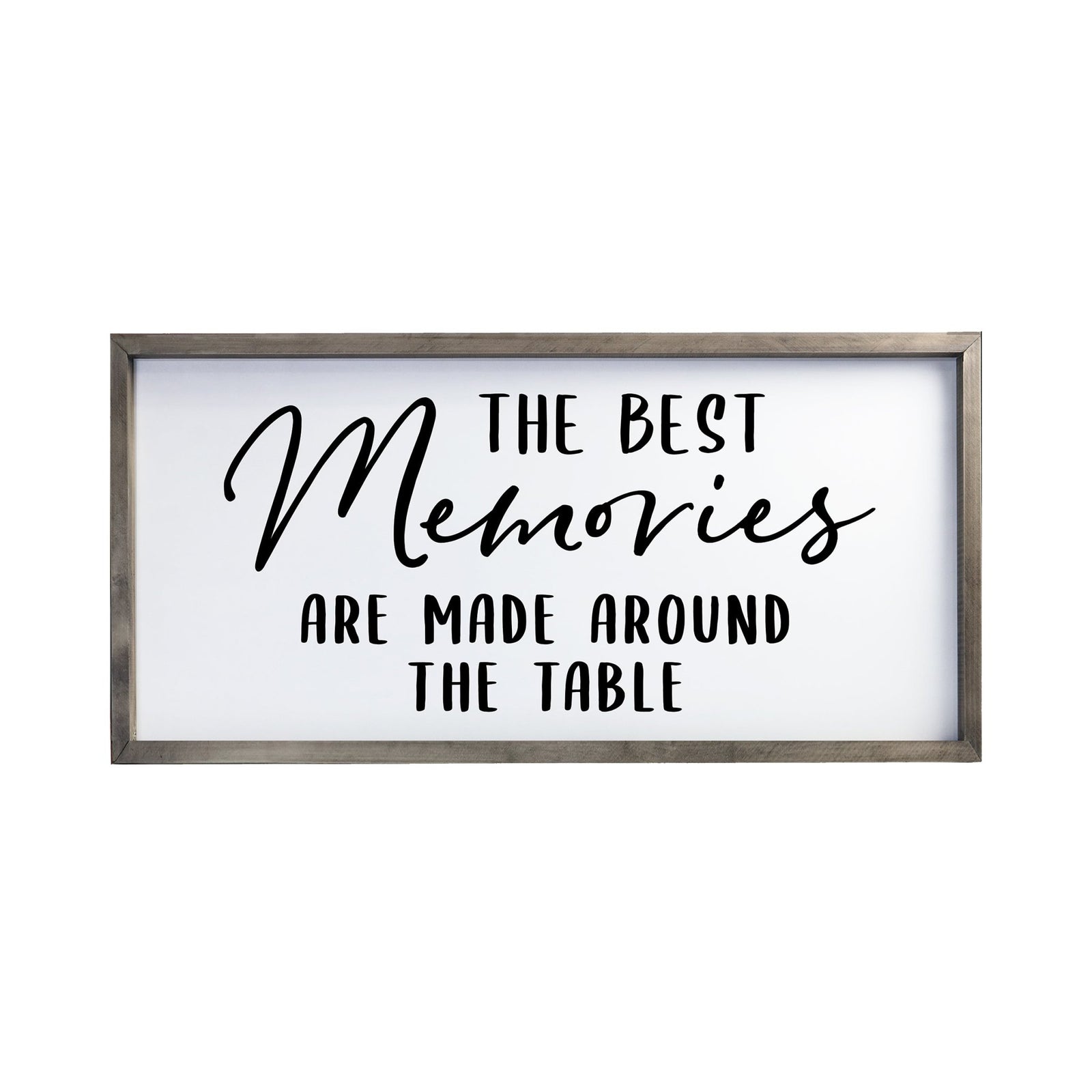 Large Family Wall Decor Quote Sign For Home 18 x 36 - The Best Memories Are Made - LifeSong Milestones
