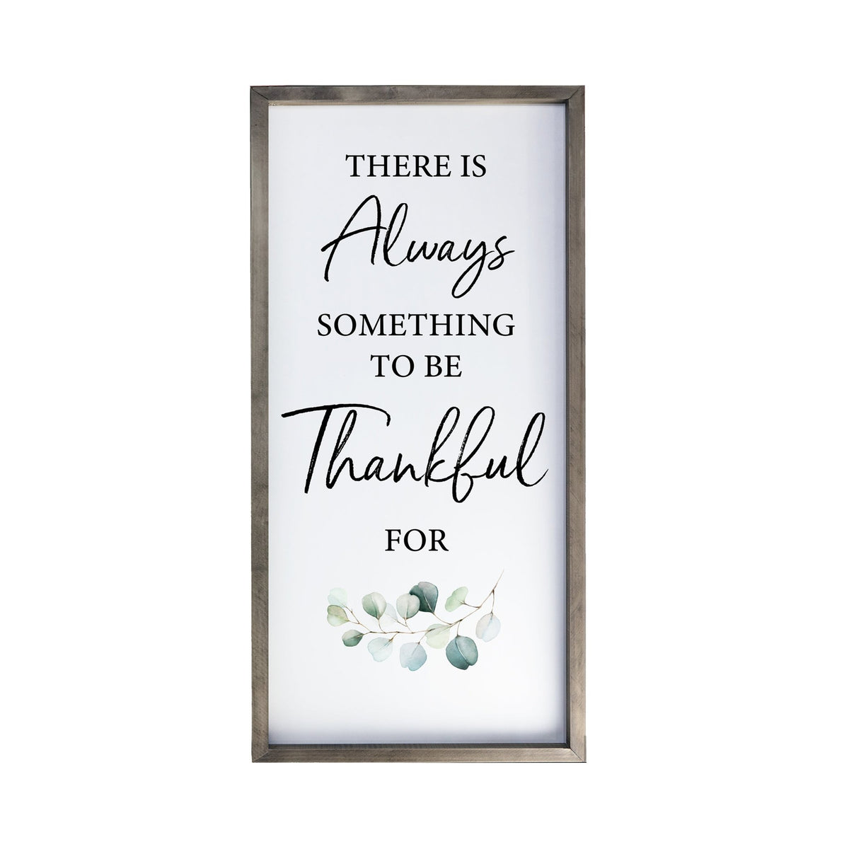 Large Family Wall Decor Quote Sign For Home 18 x 36 - There Is always Something - LifeSong Milestones
