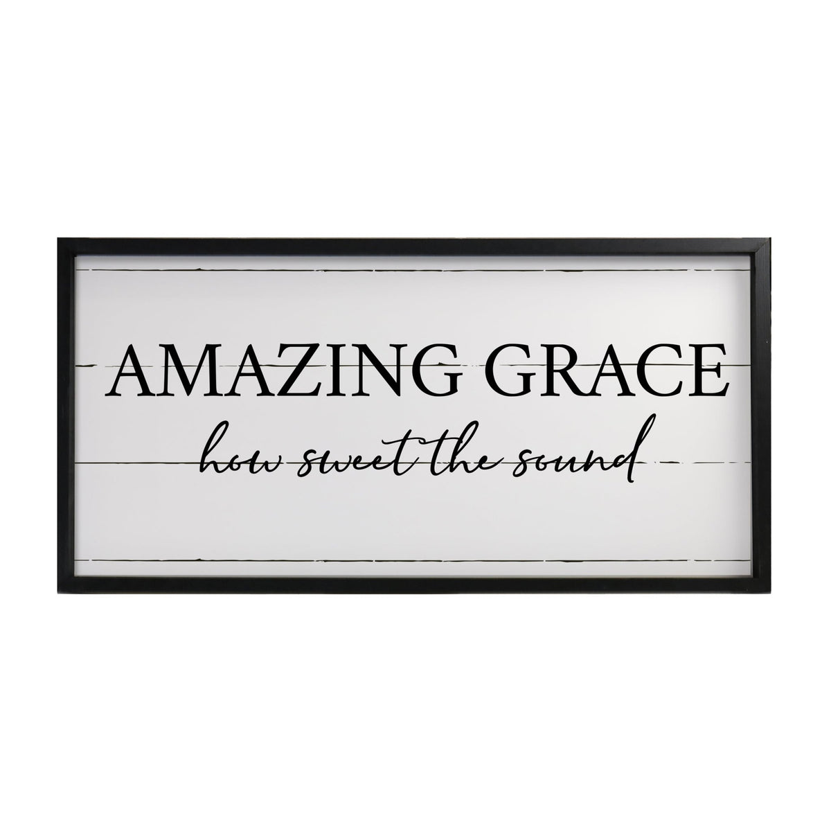 Large Family Wall Décor Quote Sign For Home Decoration 18 x 36 - Amazing Grace - LifeSong Milestones