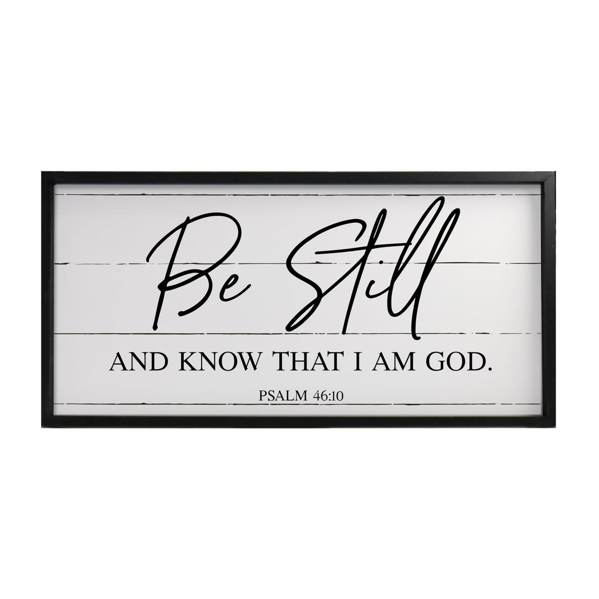 Large Family Wall Décor Quote Sign For Home Decoration 18 x 36 - Be Still And Know - LifeSong Milestones