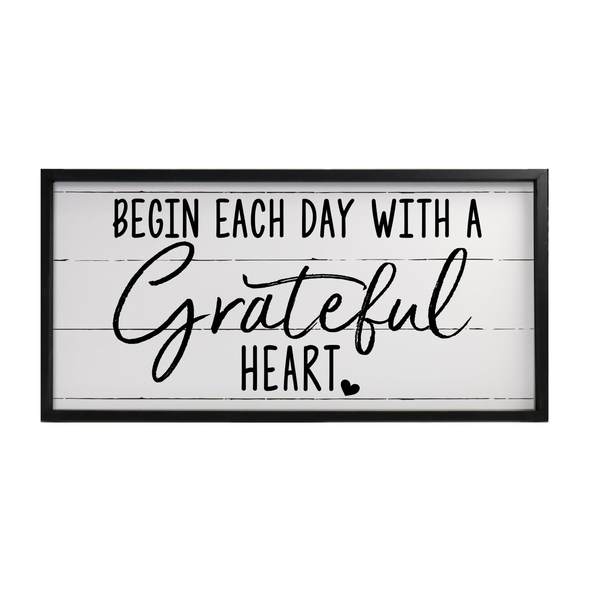 Large Family Wall Décor Quote Sign For Home Decoration 18 x 36 - Begin Each Day - LifeSong Milestones
