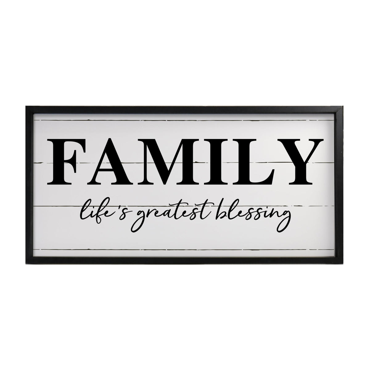 Large Family Wall Décor Quote Sign For Home Decoration 18 x 36 - Family Life - LifeSong Milestones