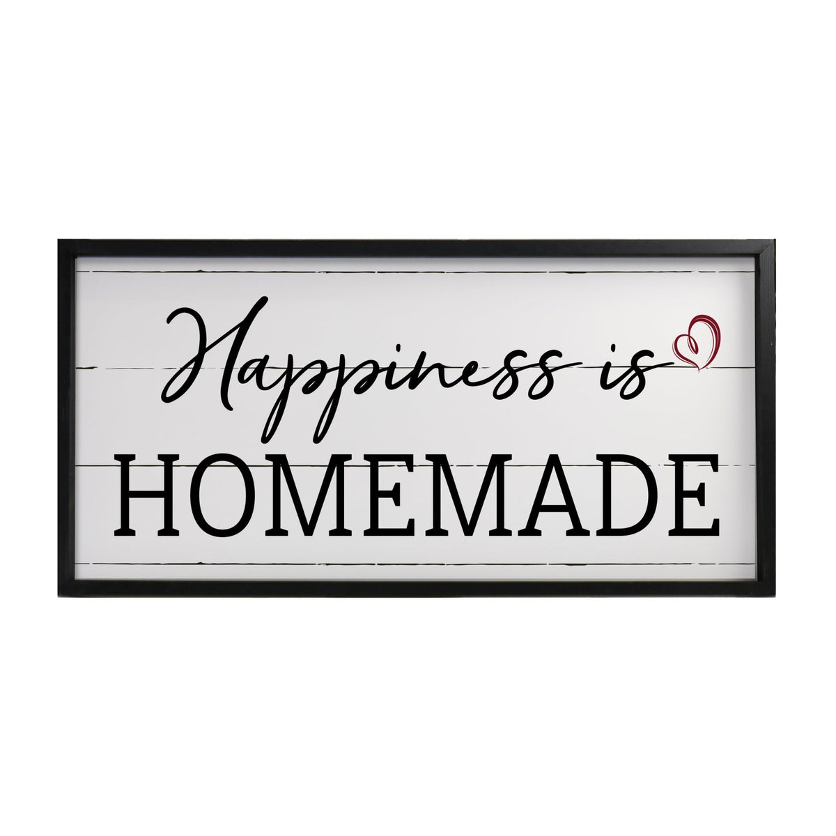Large Family Wall Décor Quote Sign For Home Decoration 18 x 36 - Happiness Was Homemade - LifeSong Milestones